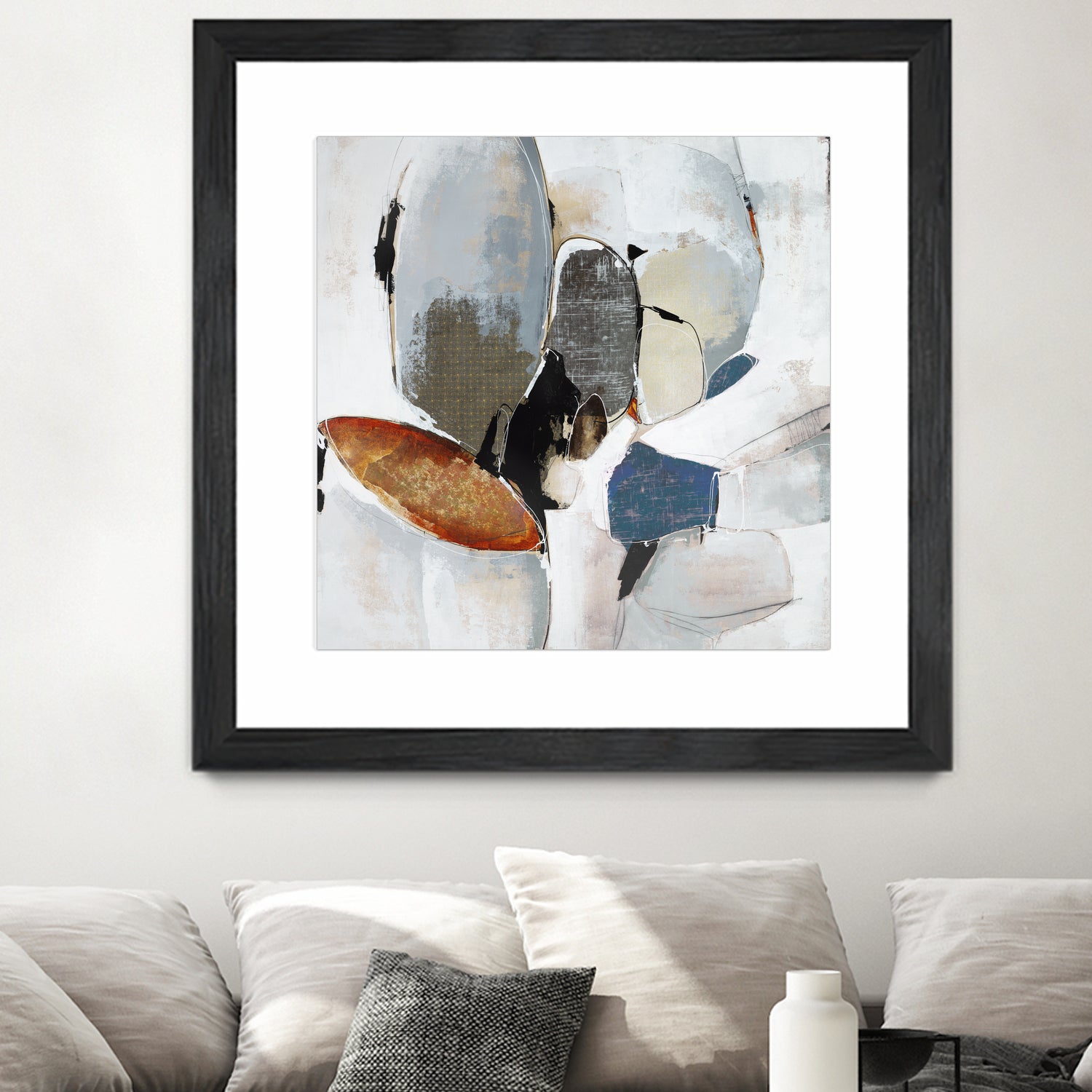 Split Second Decision II by Daleno Art on GIANT ART - bleu abstract