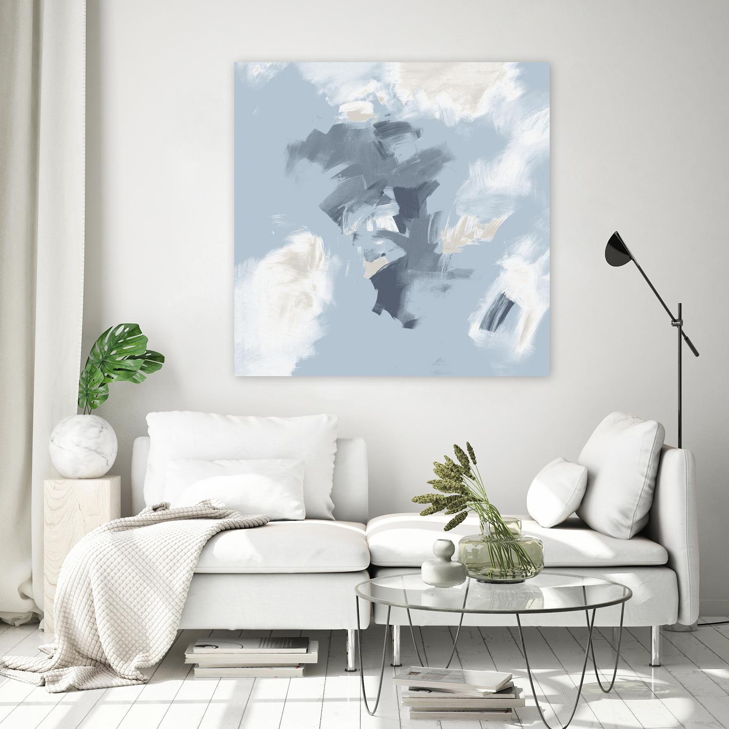 Peaches and Cream II by Daleno Art on GIANT ART - beige abstract abstract