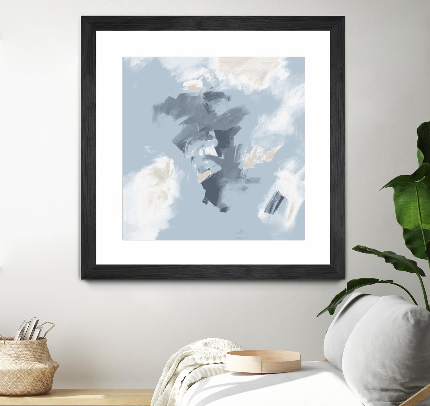 Peaches and Cream II by Daleno Art on GIANT ART - beige abstract