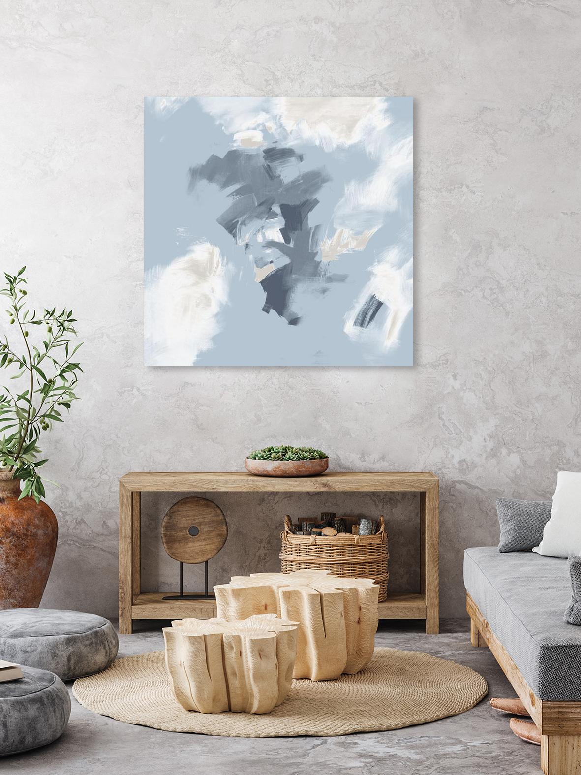 Peaches and Cream II by Daleno Art on GIANT ART - beige abstract abstract