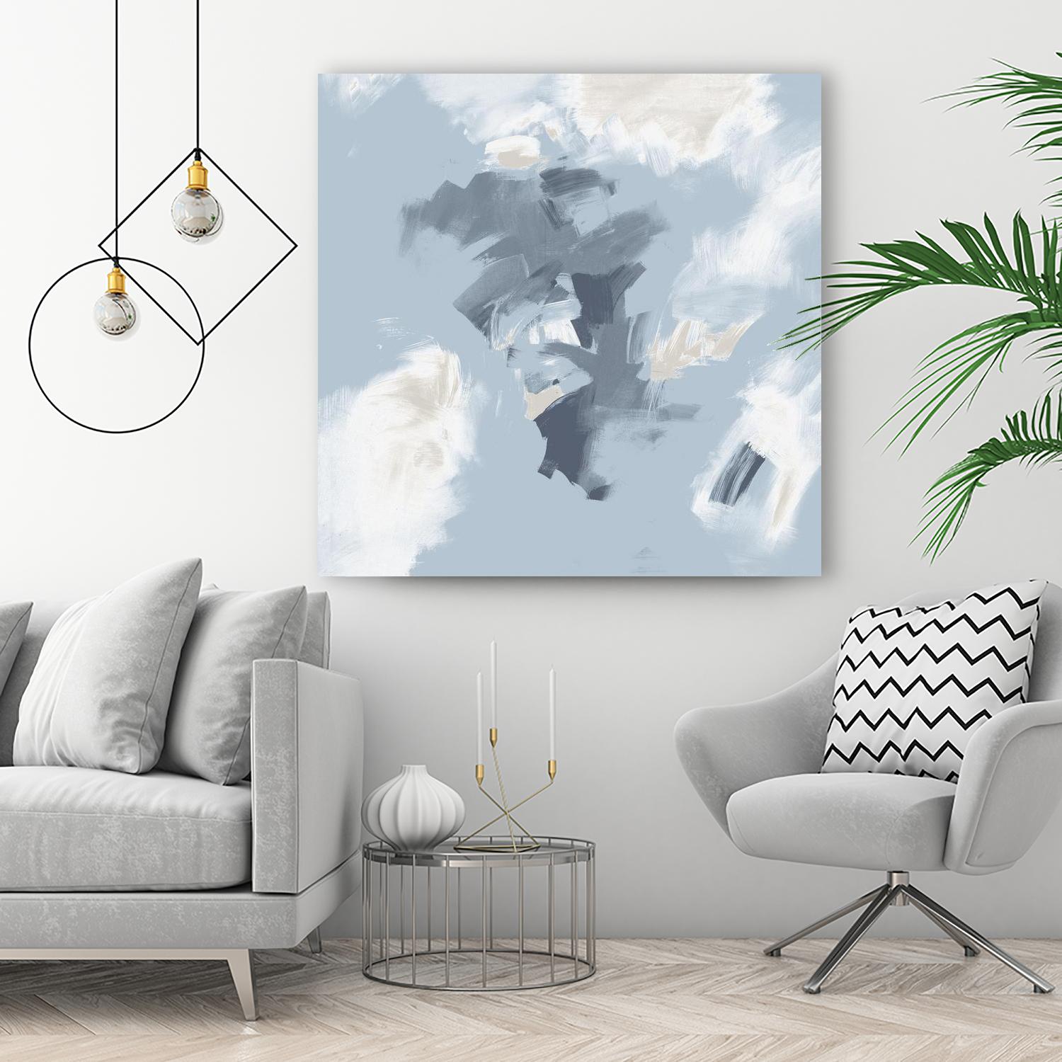 Peaches and Cream II by Daleno Art on GIANT ART - beige abstract abstract