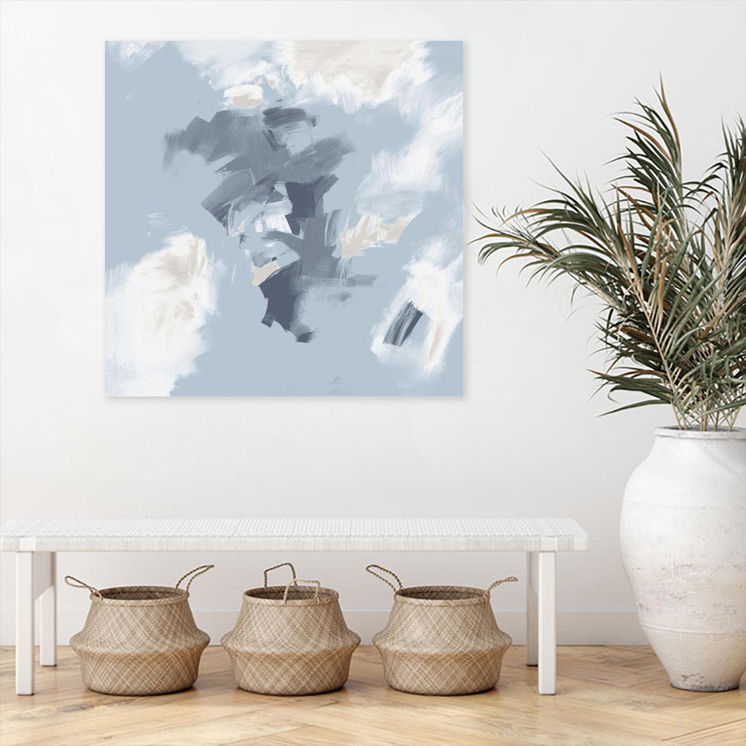 Peaches and Cream II by Daleno Art on GIANT ART - beige abstract abstract