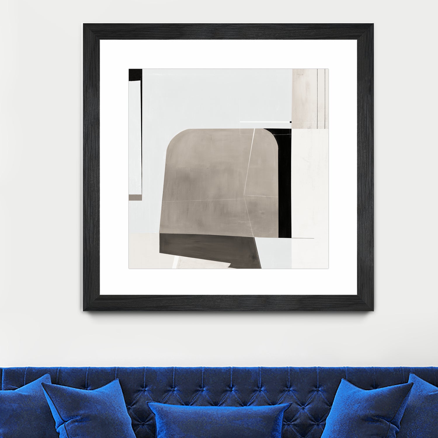 Rugby II by Daleno Art on GIANT ART - beige abstract