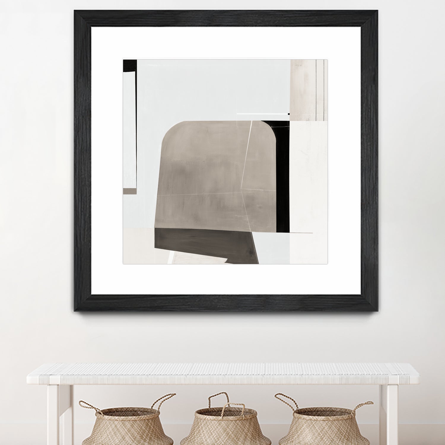 Rugby II by Daleno Art on GIANT ART - beige abstract