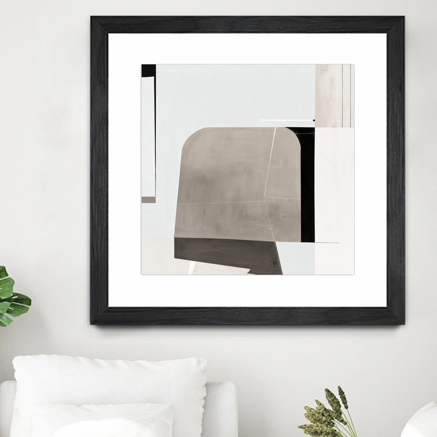 Rugby II by Daleno Art on GIANT ART - beige abstract