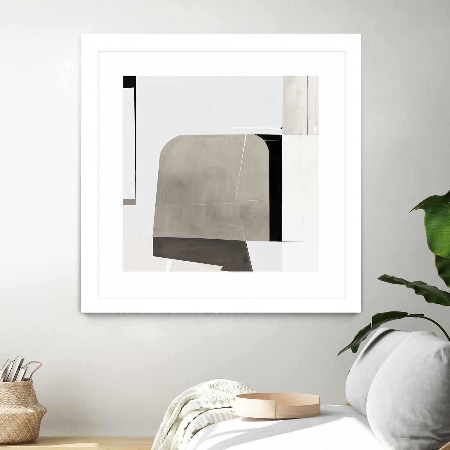 Rugby II by Daleno Art on GIANT ART - beige abstract