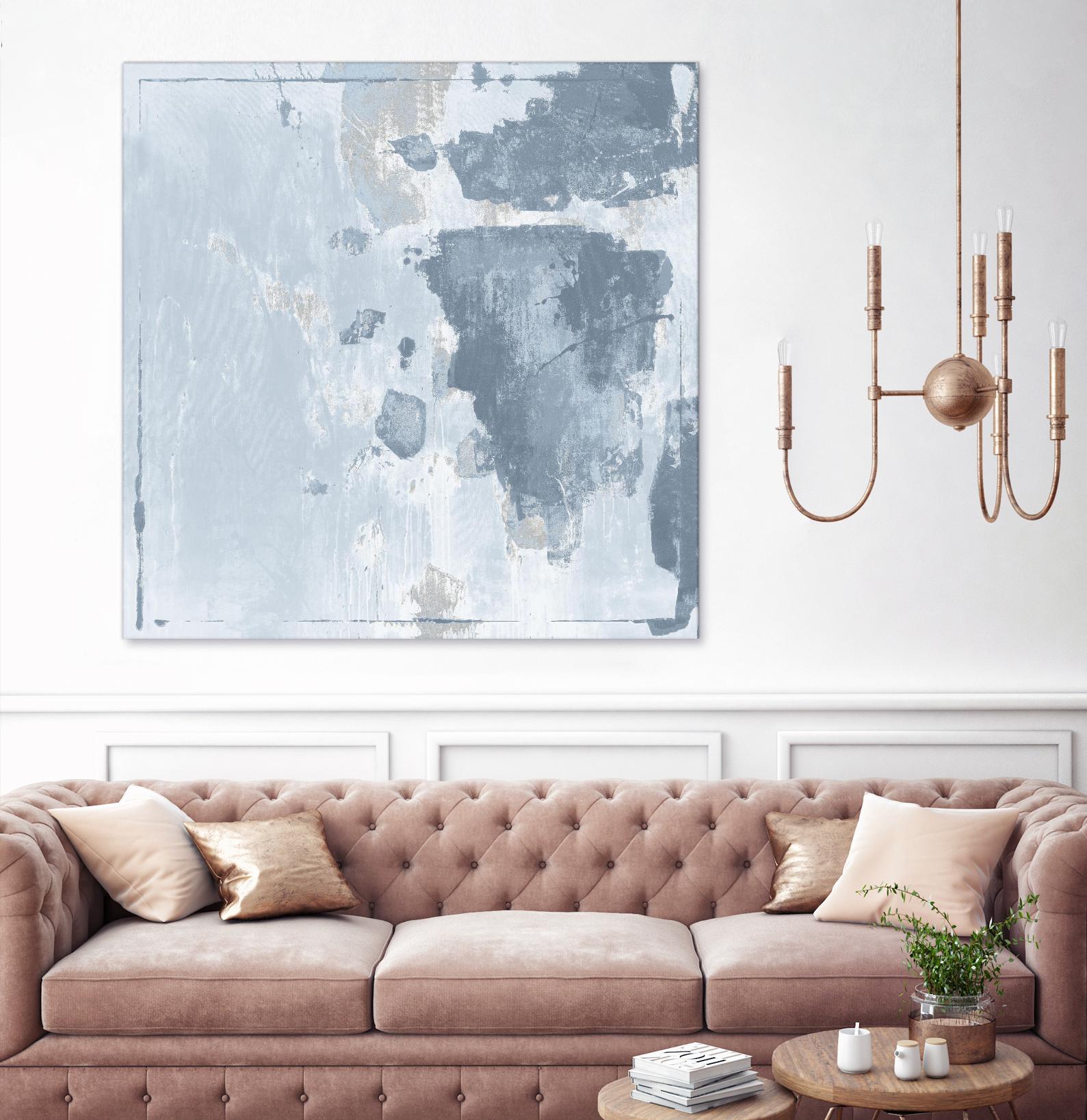 Texas Stamp II by Daleno Art on GIANT ART - blue abstract abstrait