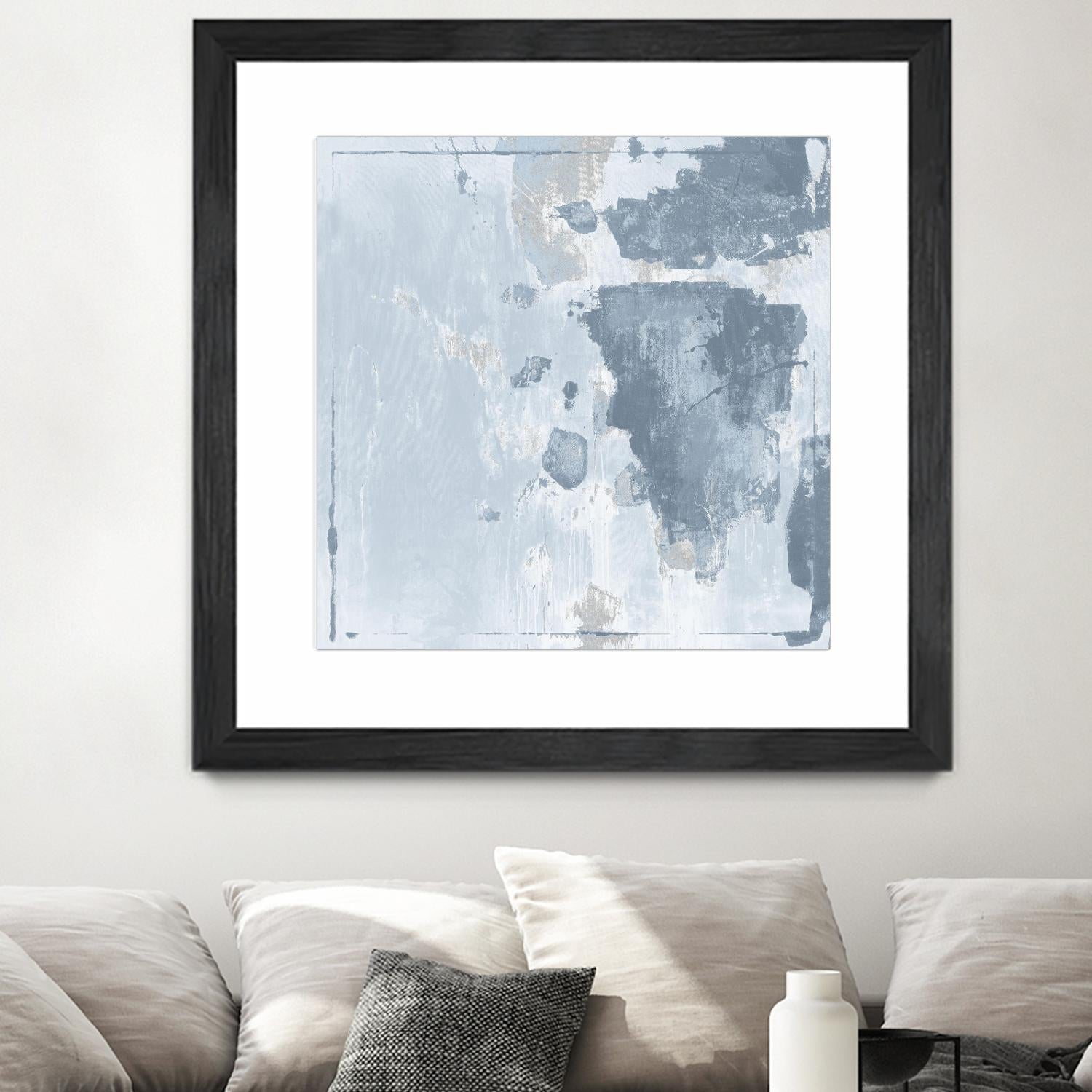 Texas Stamp II by Daleno Art on GIANT ART - blue abstract abstrait