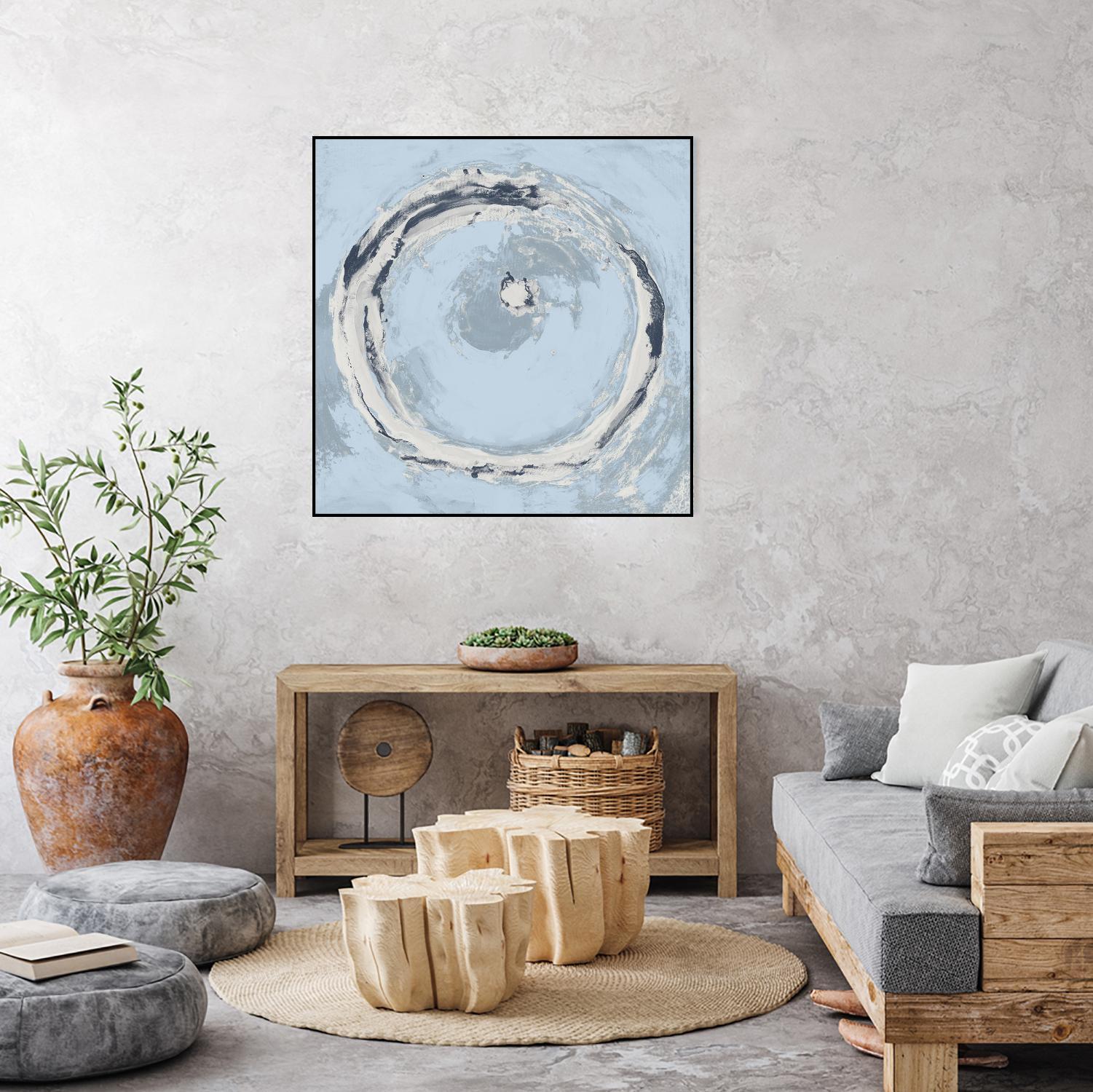 The Calm Before II by Daleno Art on GIANT ART - blue abstract abstrait