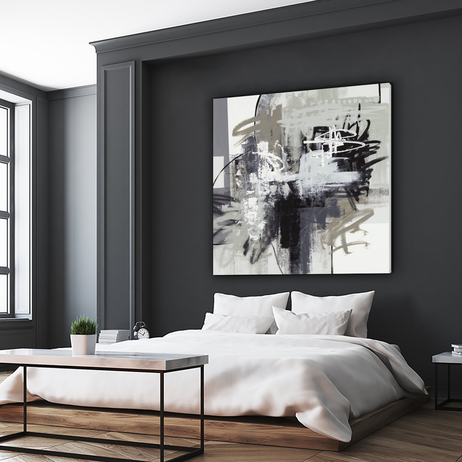 Loud Mouth by Daleno Art on GIANT ART - white abstract