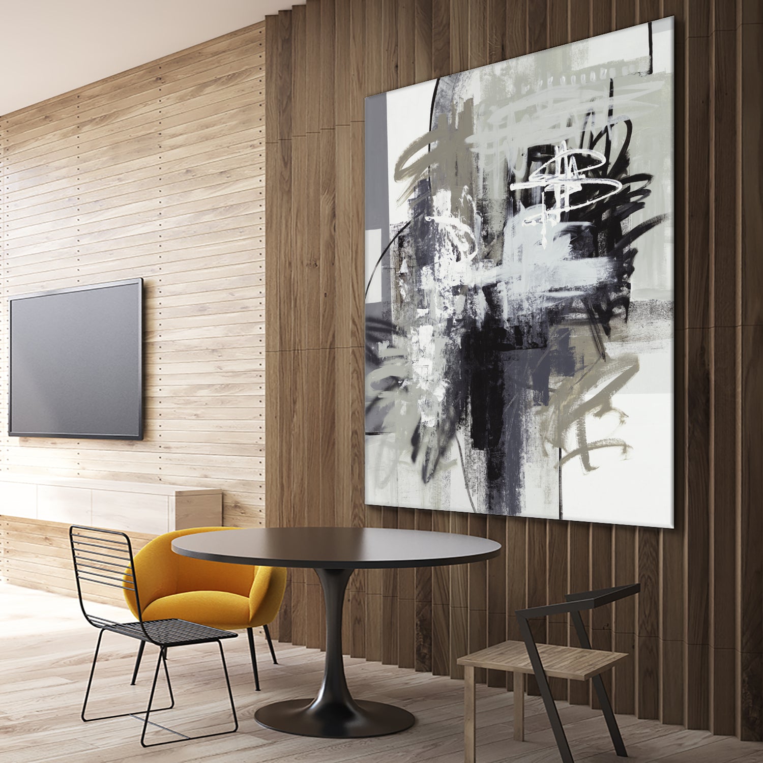 Loud Mouth by Daleno Art on GIANT ART - white abstract