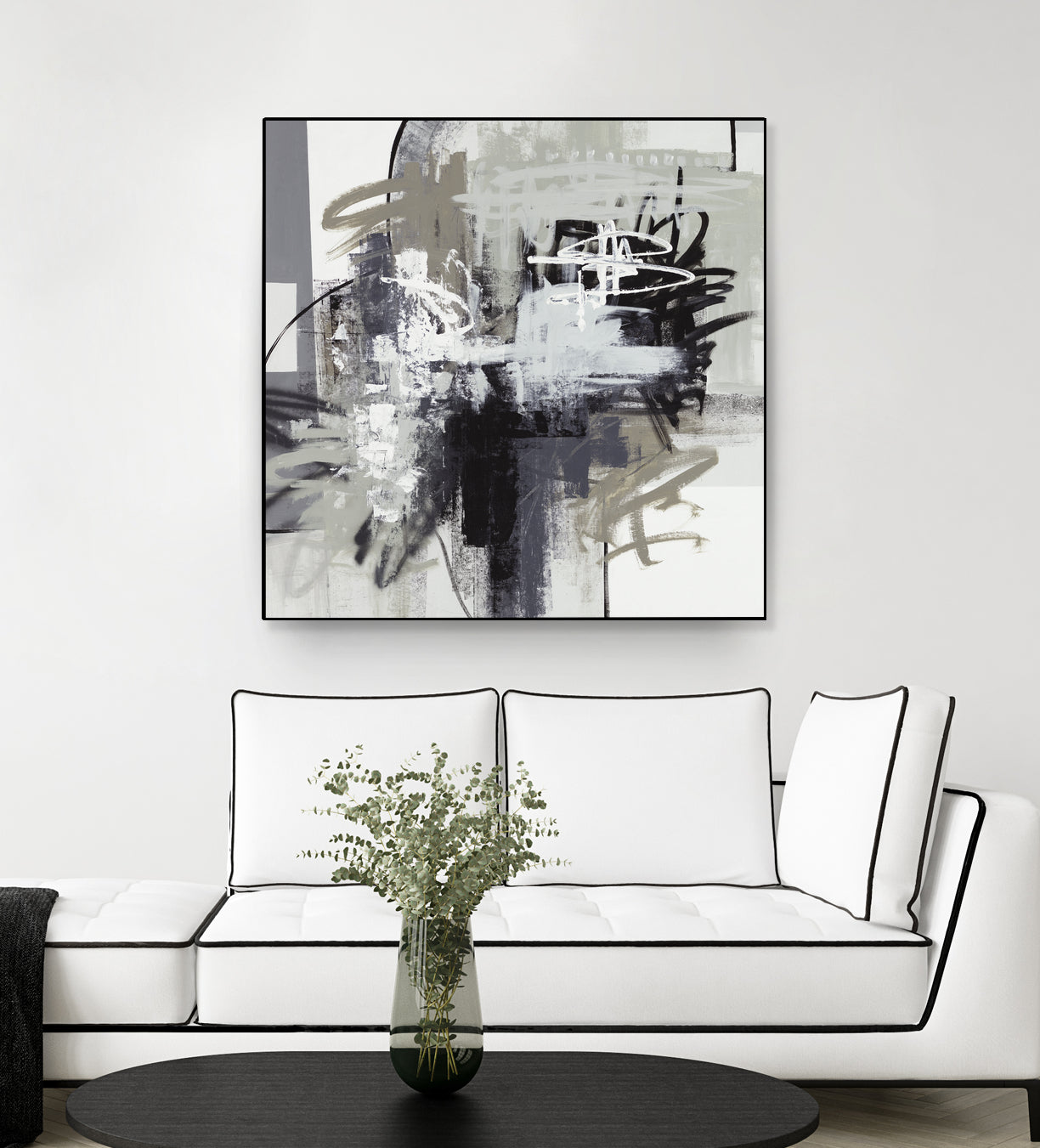 Loud Mouth by Daleno Art on GIANT ART - white abstract