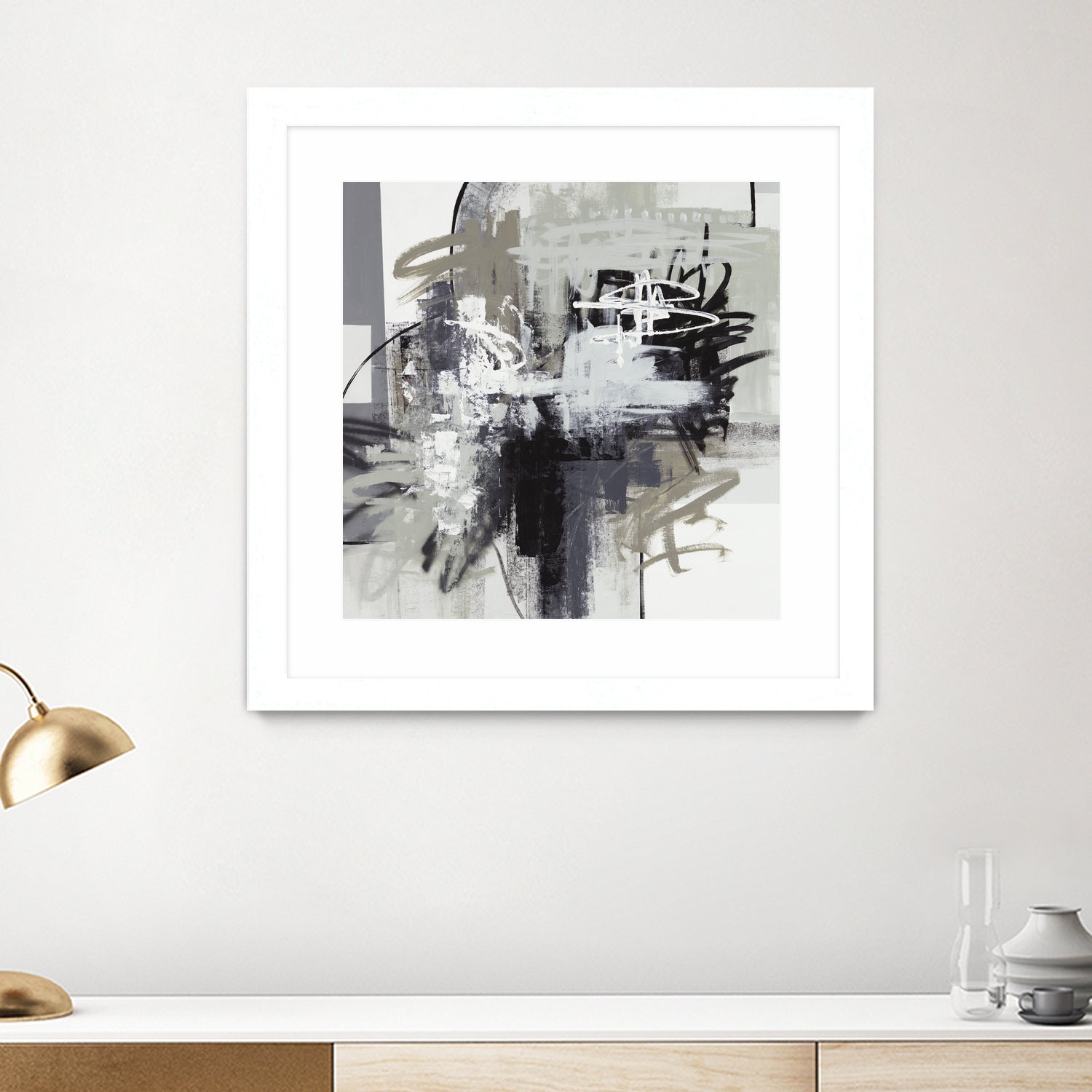 Loud Mouth by Daleno Art on GIANT ART - white abstract