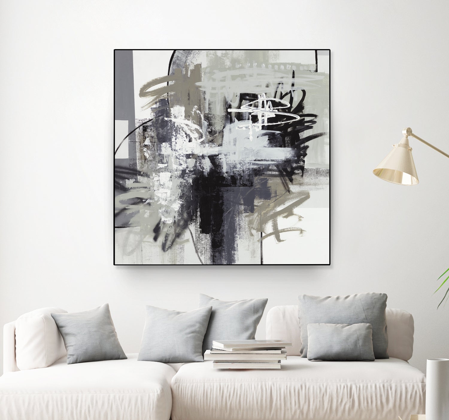 Loud Mouth by Daleno Art on GIANT ART - white abstract