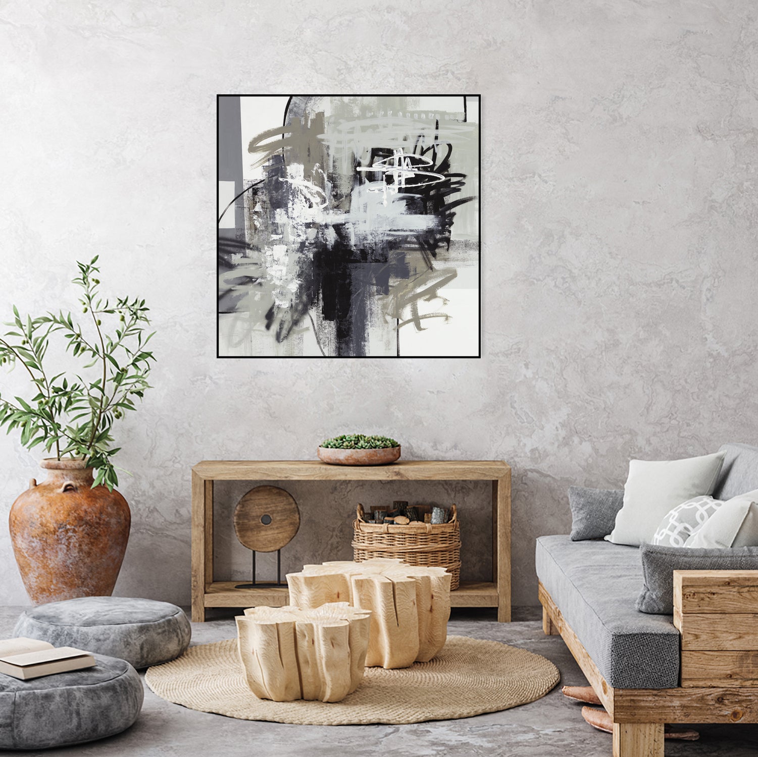 Loud Mouth by Daleno Art on GIANT ART - white abstract