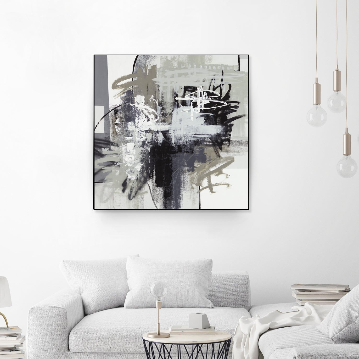 Loud Mouth by Daleno Art on GIANT ART - white abstract