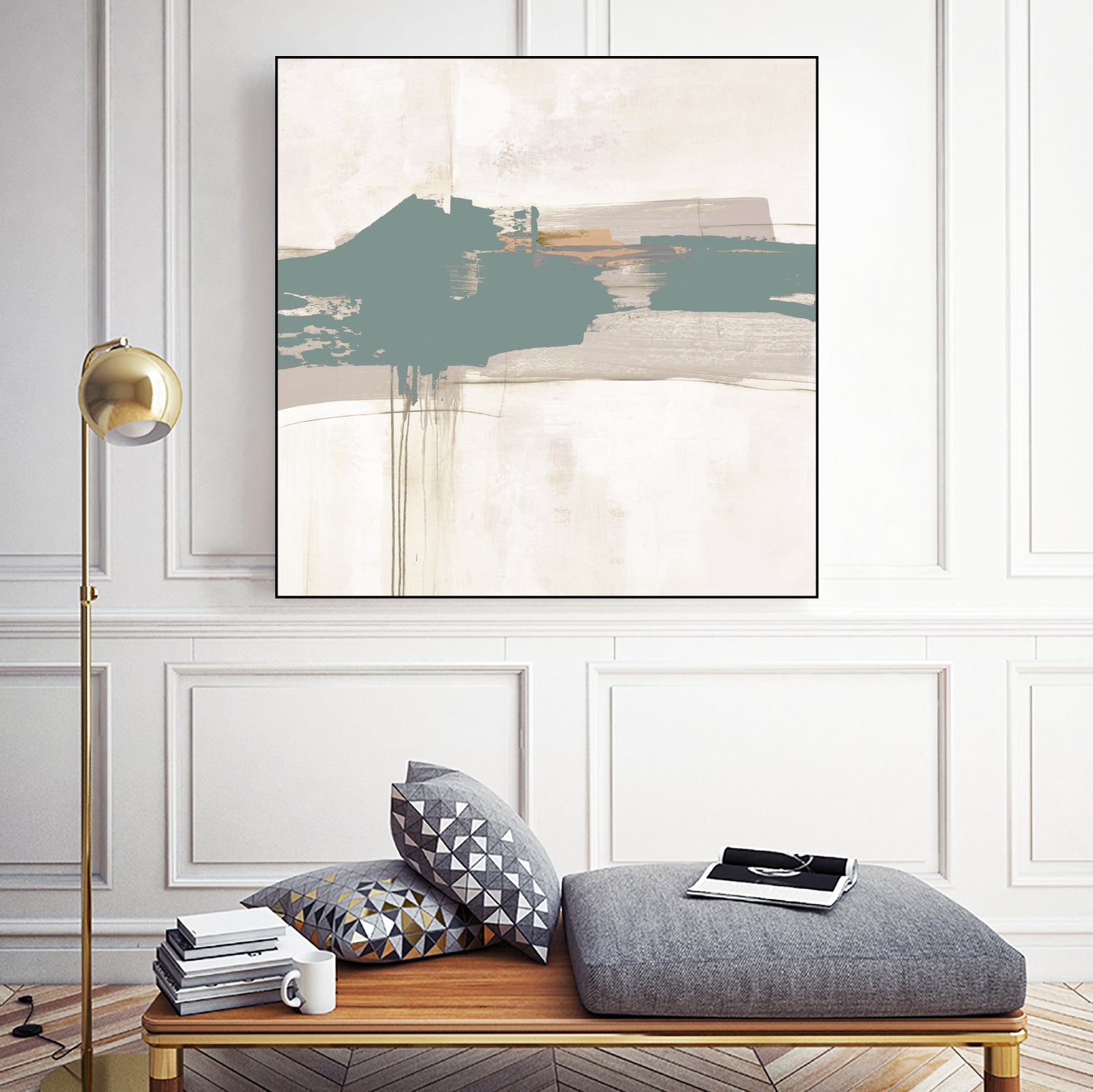 Complex Mind III by Daleno Art on GIANT ART - green abstract