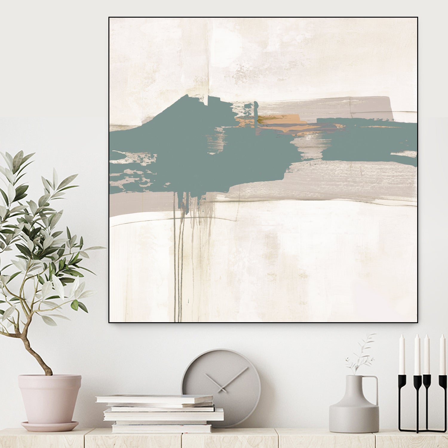 Complex Mind III by Daleno Art on GIANT ART - green abstract