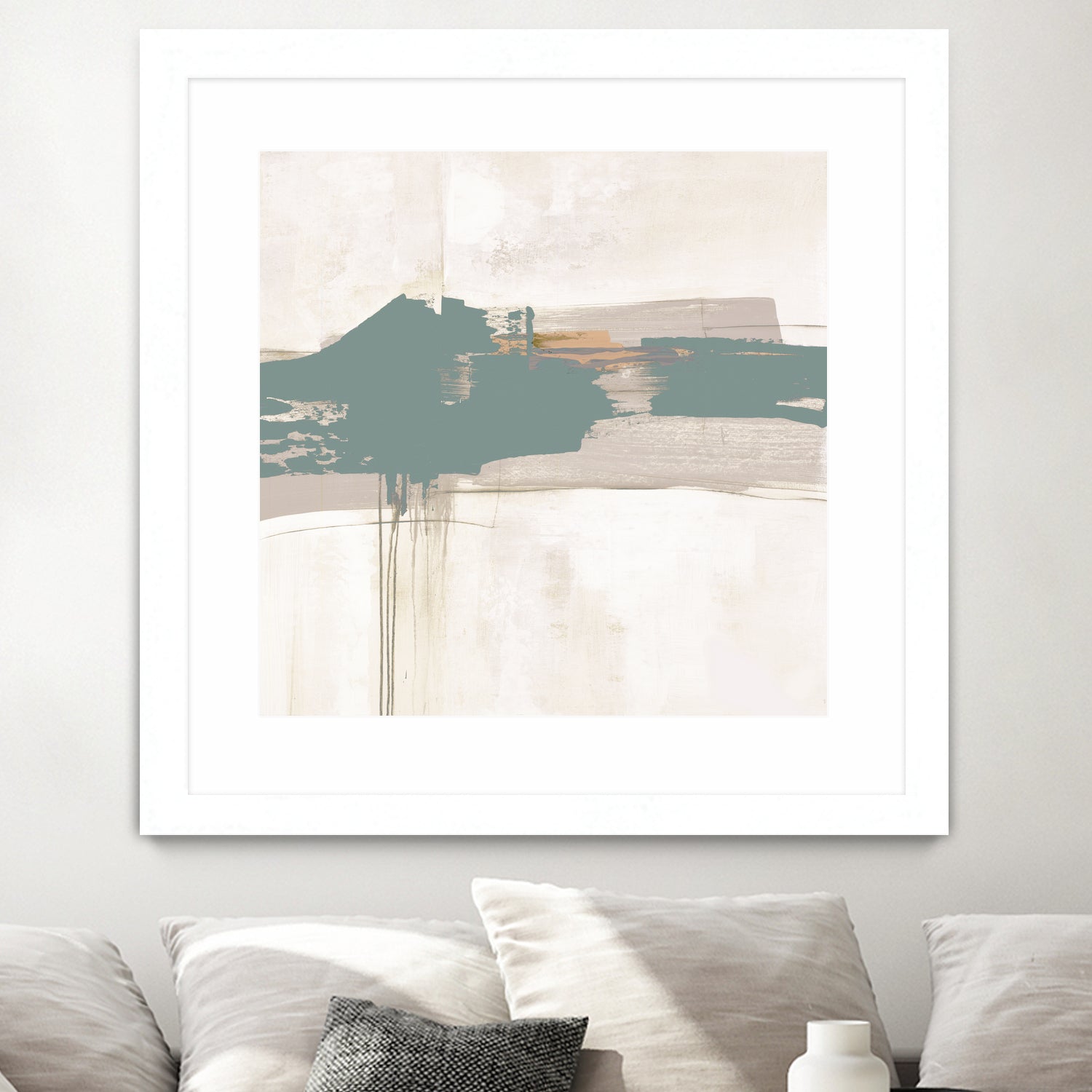 Complex Mind III by Daleno Art on GIANT ART - green abstract