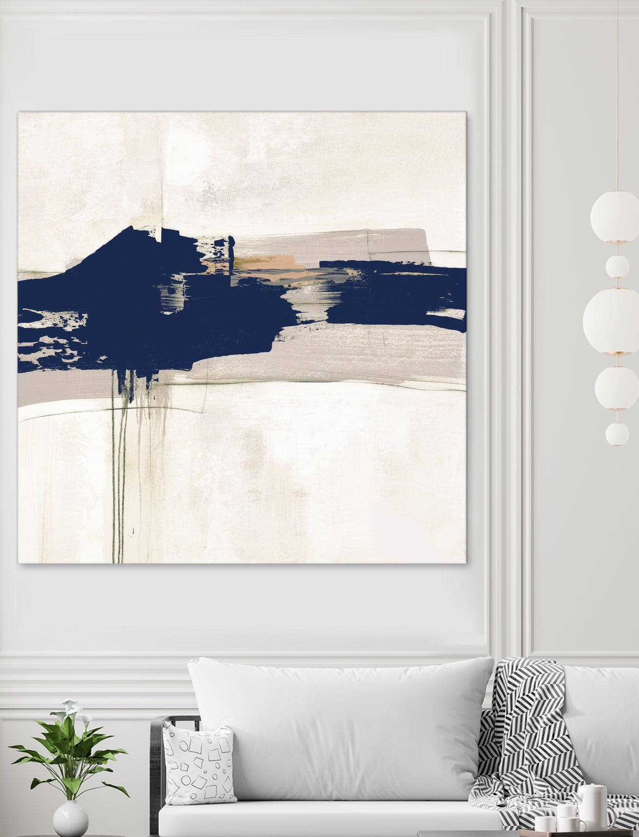 Complex Mind IV by Daleno Art on GIANT ART - blue abstract