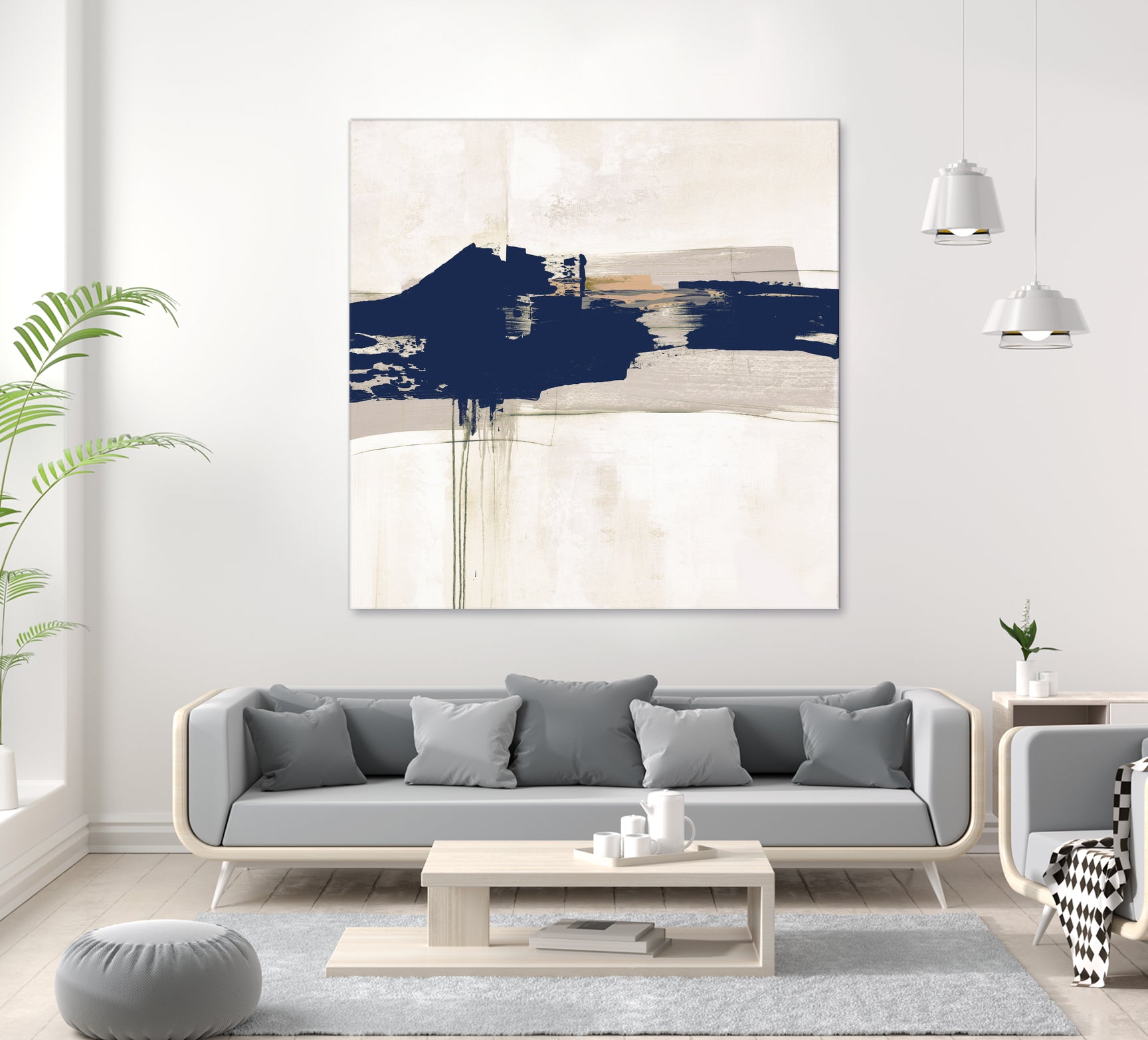 Complex Mind IV by Daleno Art on GIANT ART - blue abstract