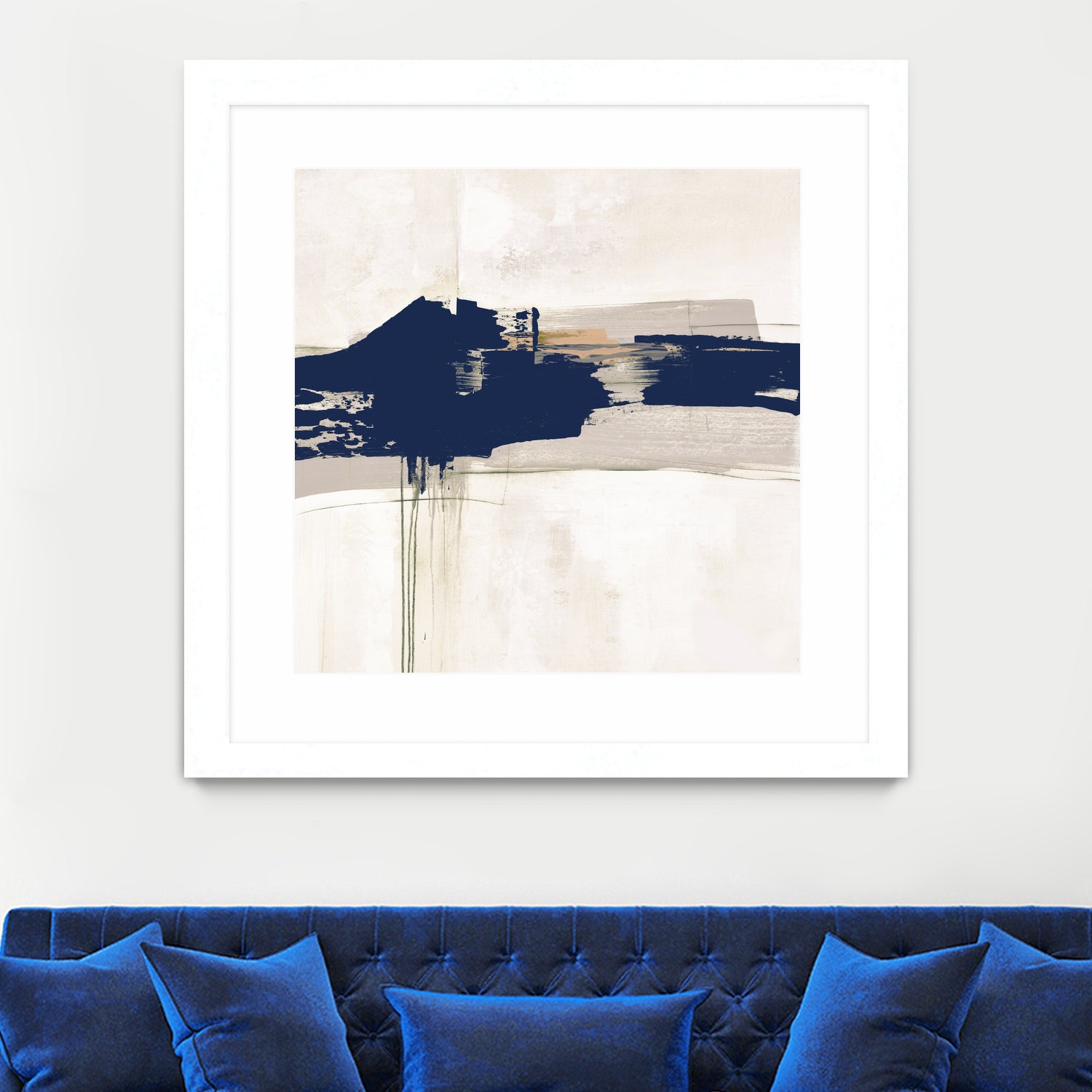 Complex Mind IV by Daleno Art on GIANT ART - blue abstract