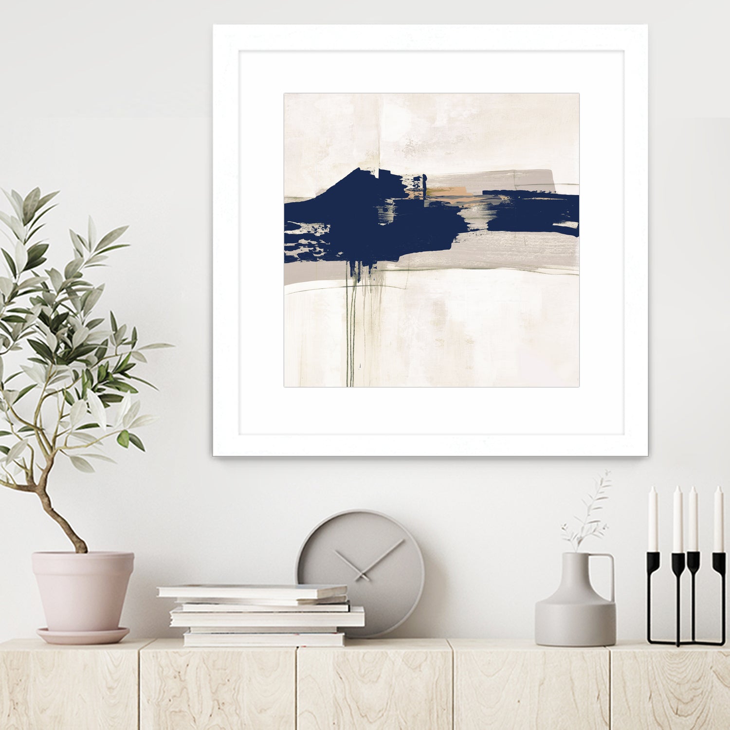 Complex Mind IV by Daleno Art on GIANT ART - blue abstract