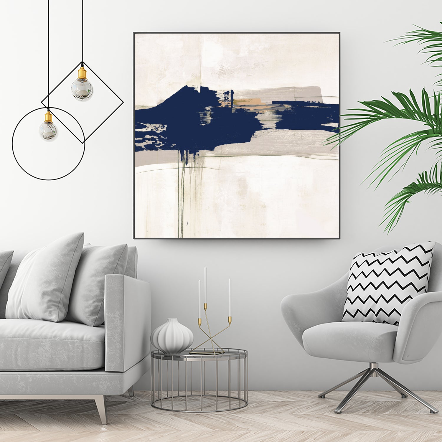 Complex Mind IV by Daleno Art on GIANT ART - blue abstract