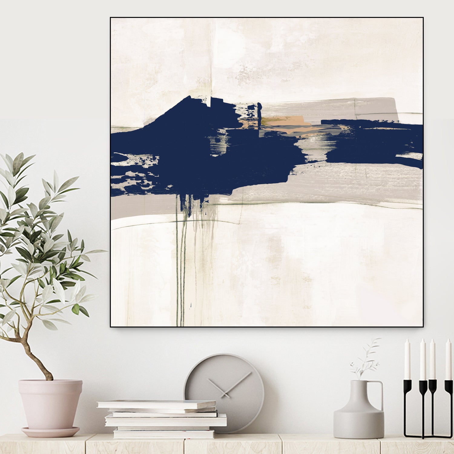 Complex Mind IV by Daleno Art on GIANT ART - blue abstract