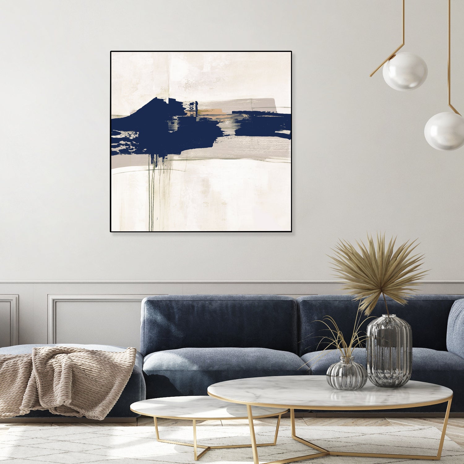 Complex Mind IV by Daleno Art on GIANT ART - blue abstract