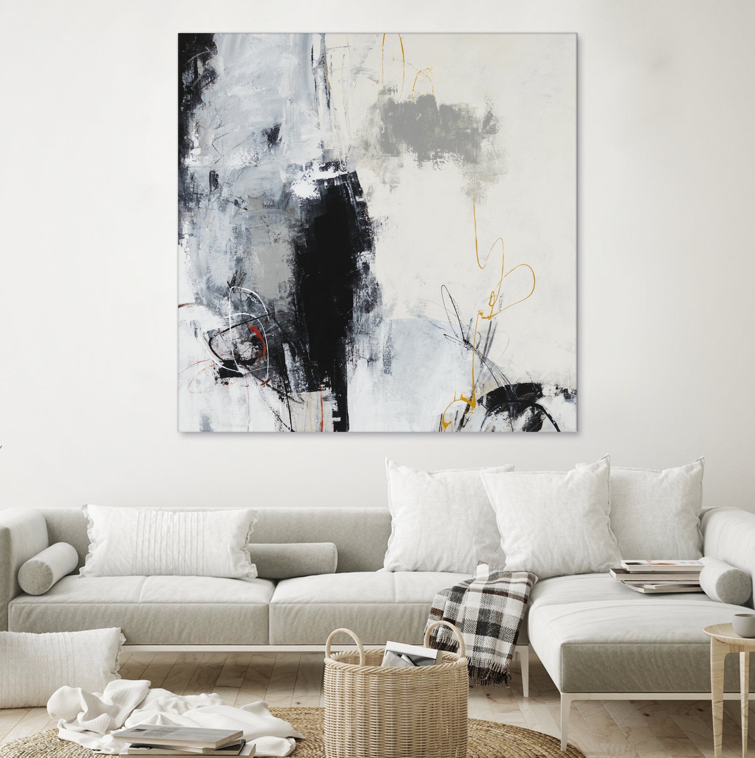 Center of the Mind by Daleno Art on GIANT ART - grey abstract