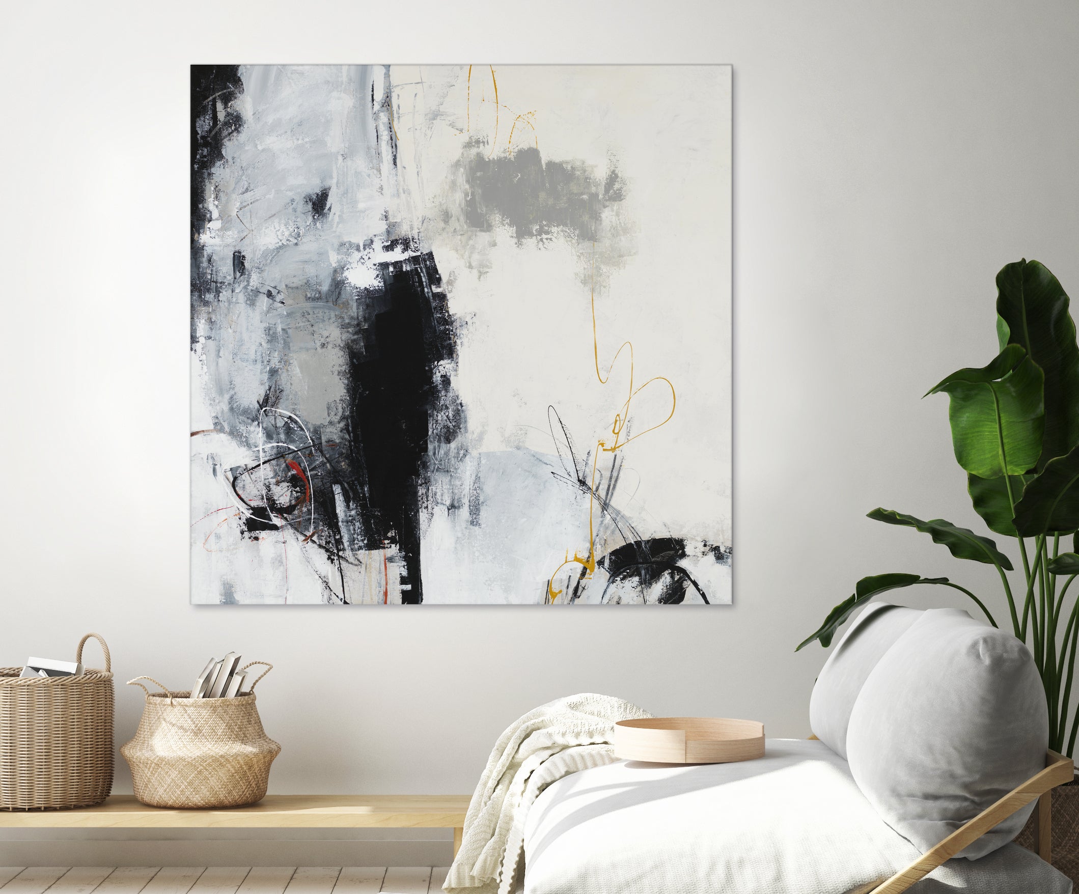 Center of the Mind by Daleno Art on GIANT ART - grey abstract