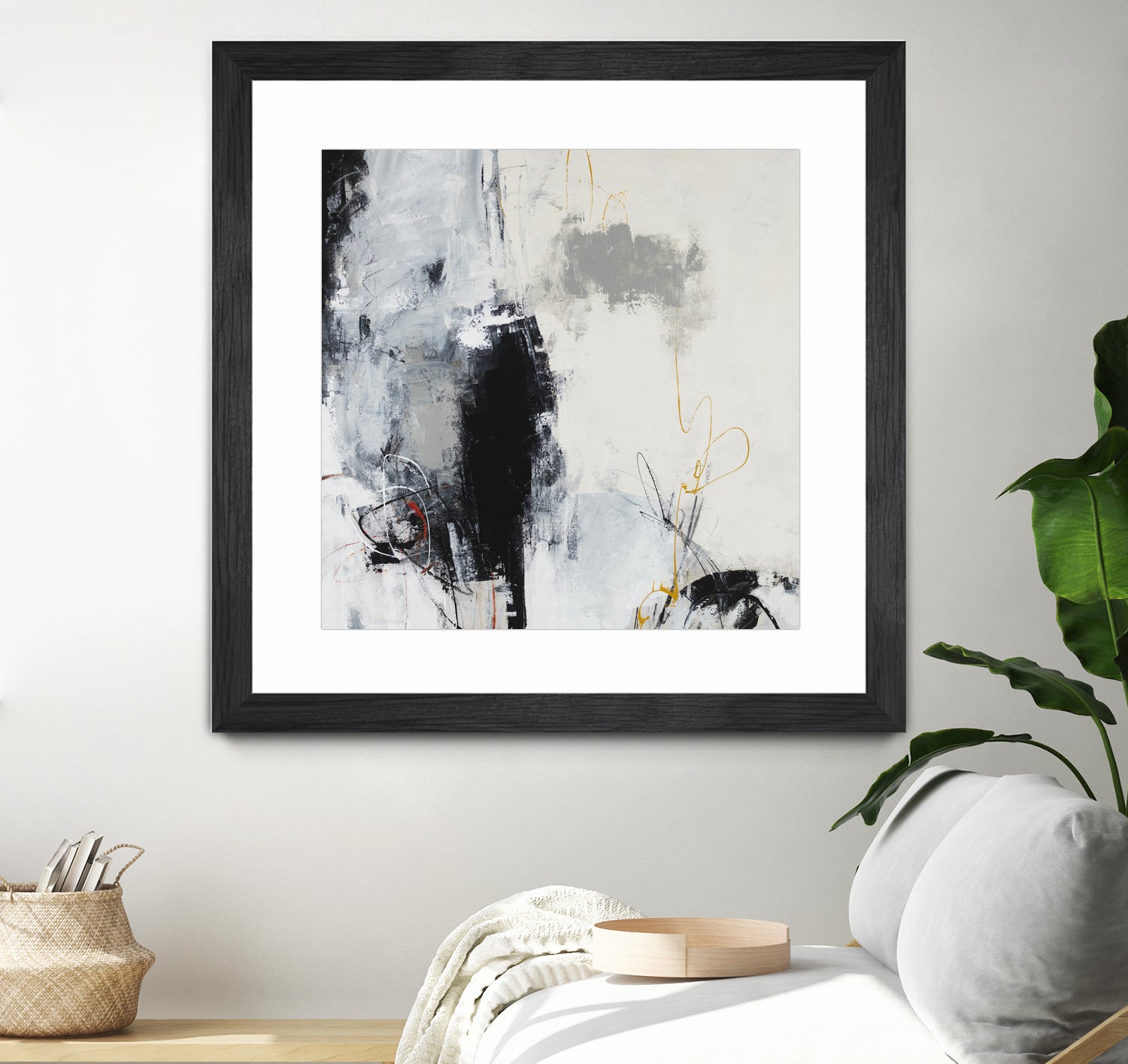 Center of the Mind by Daleno Art on GIANT ART - grey abstract