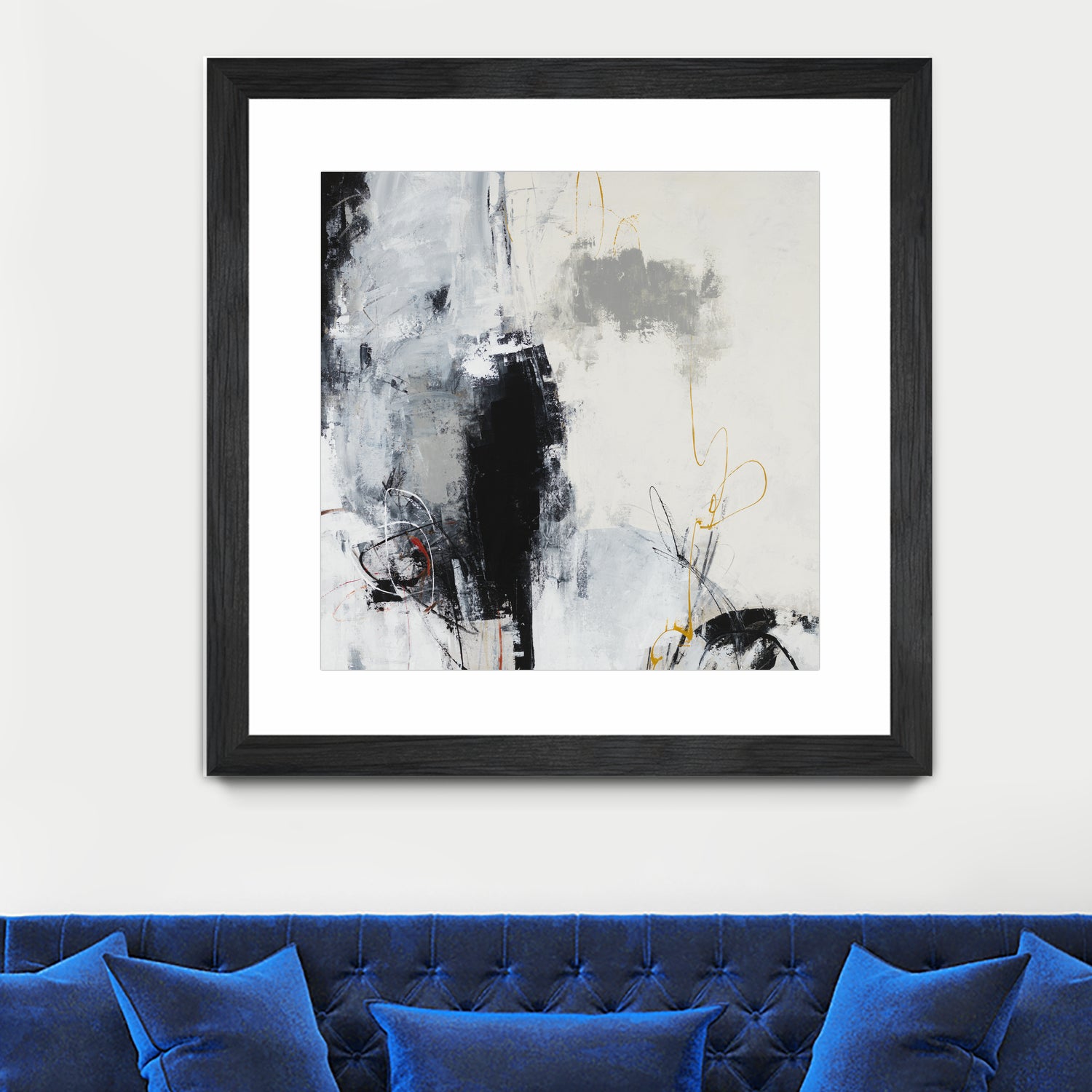 Center of the Mind by Daleno Art on GIANT ART - grey abstract