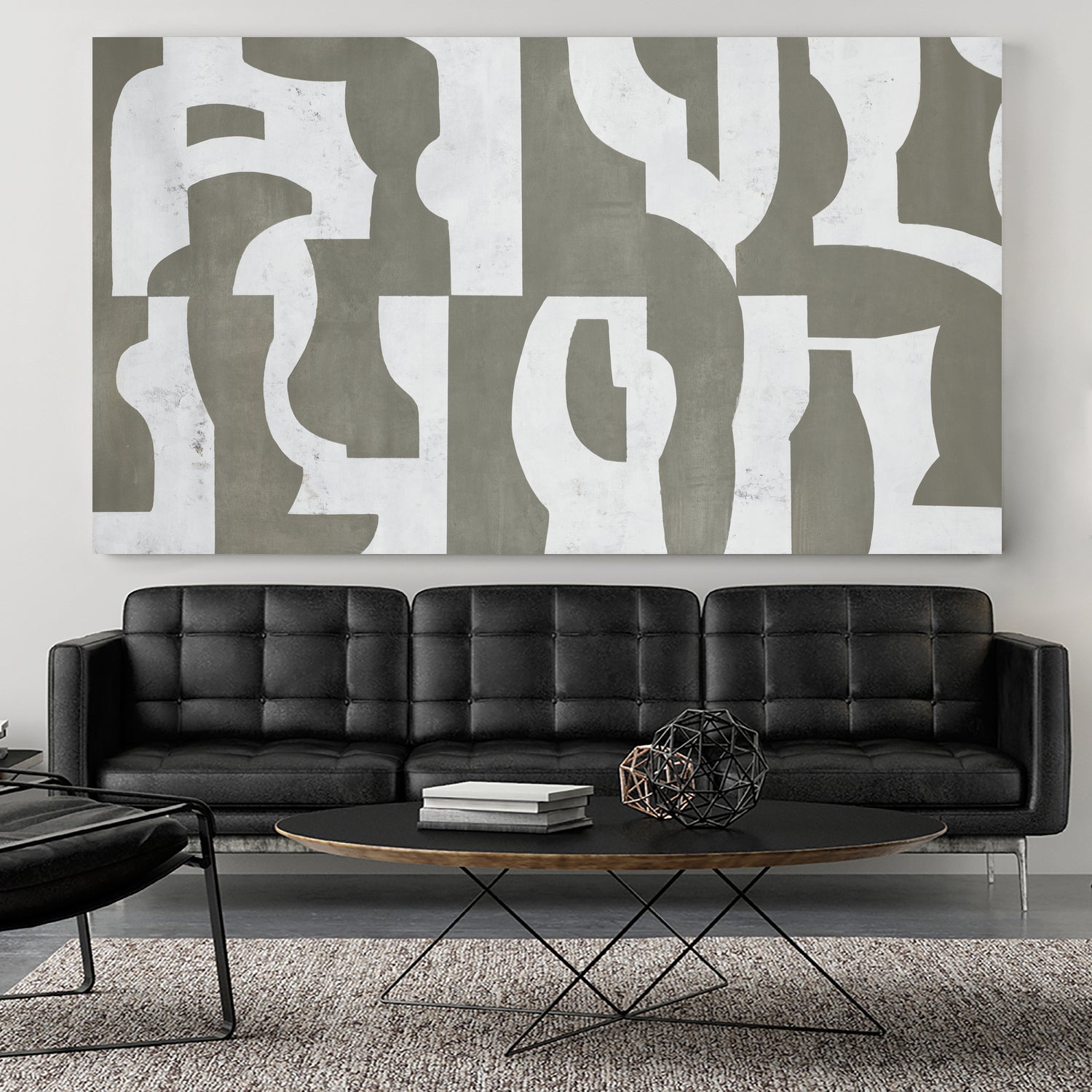 Reconfiguring by Daleno Art on GIANT ART - grey abstract