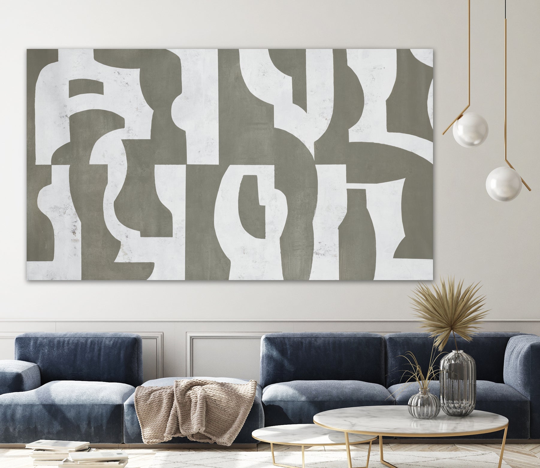 Reconfiguring by Daleno Art on GIANT ART - grey abstract