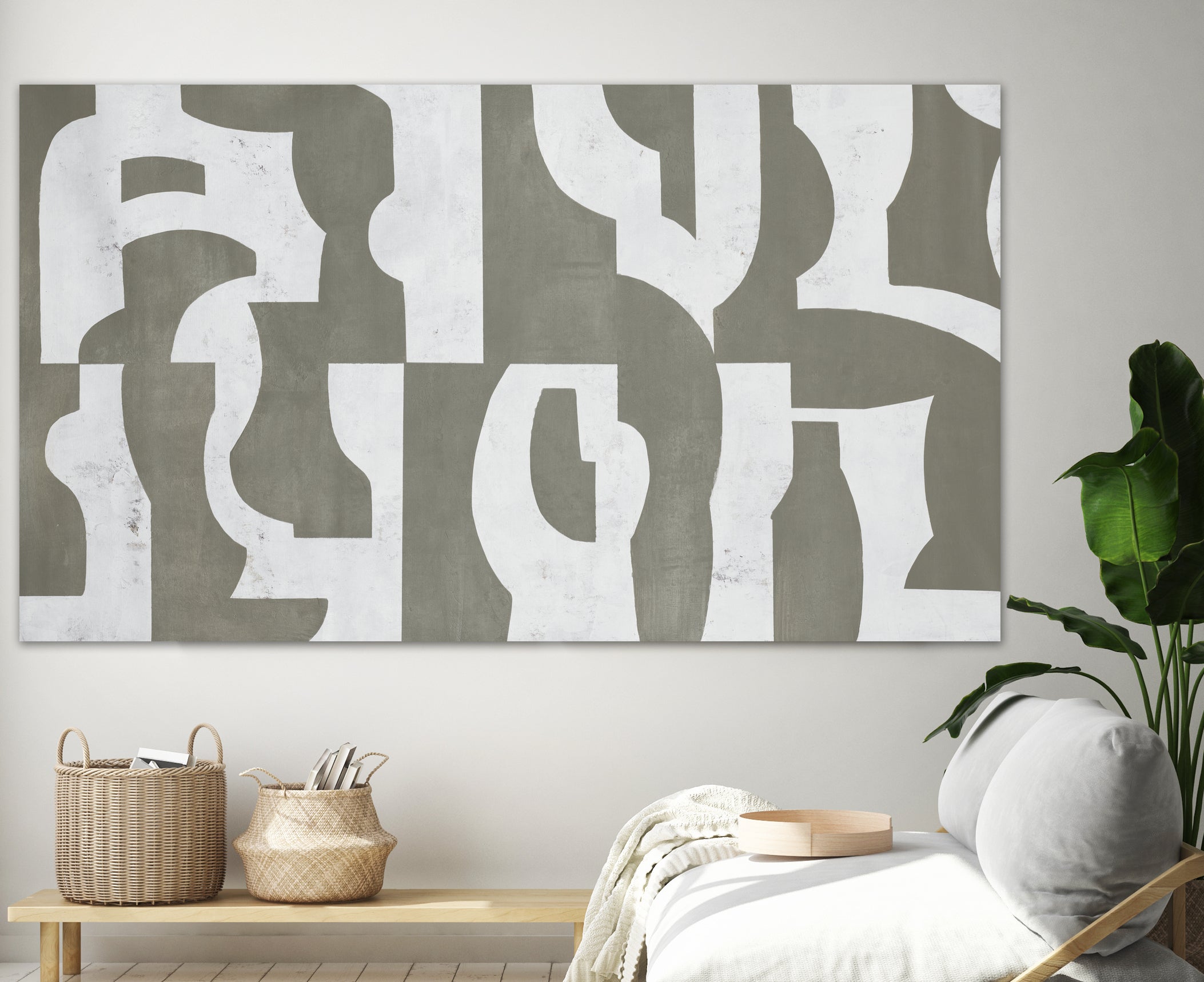 Reconfiguring by Daleno Art on GIANT ART - grey abstract