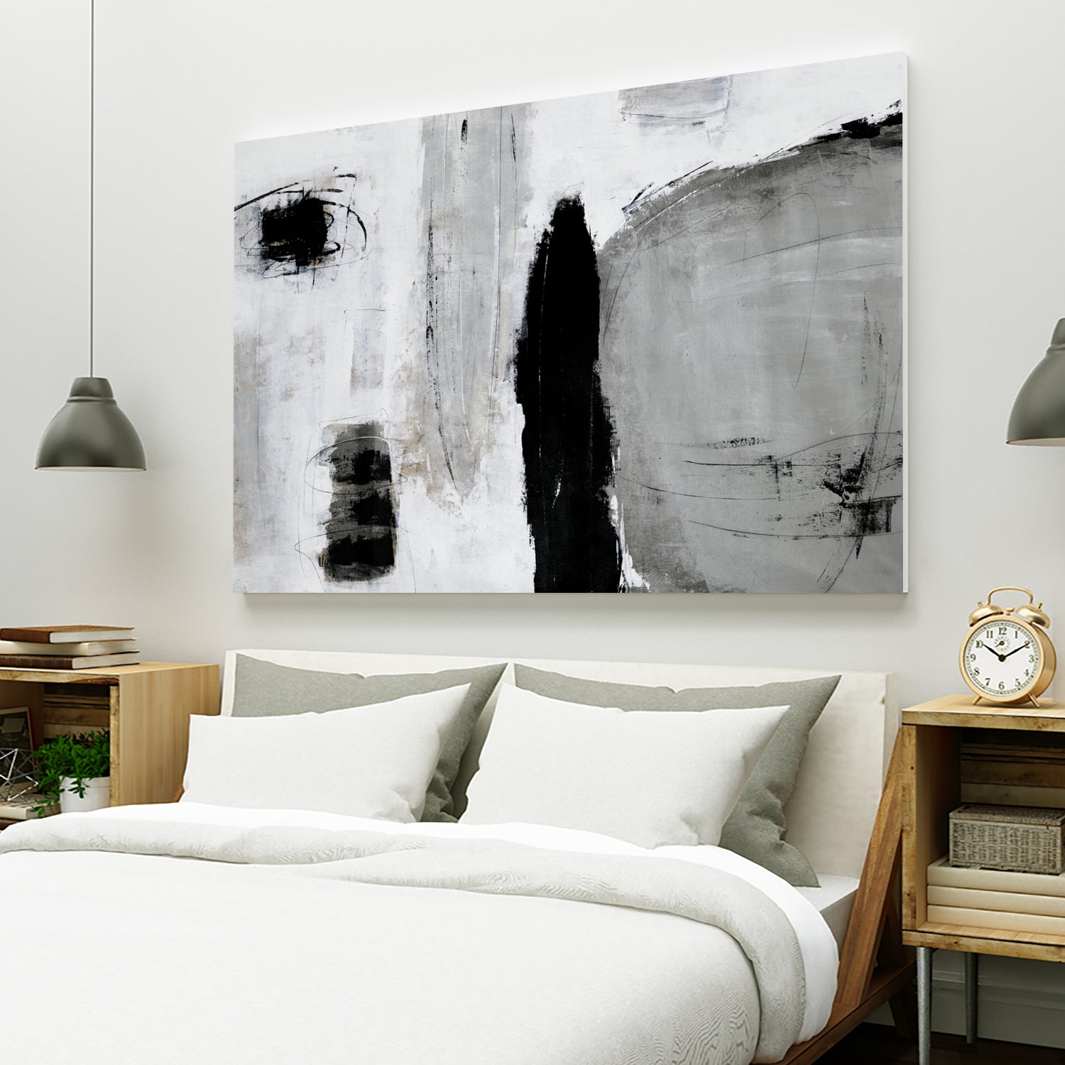 Unlevel by Daleno Art on GIANT ART - grey abstract