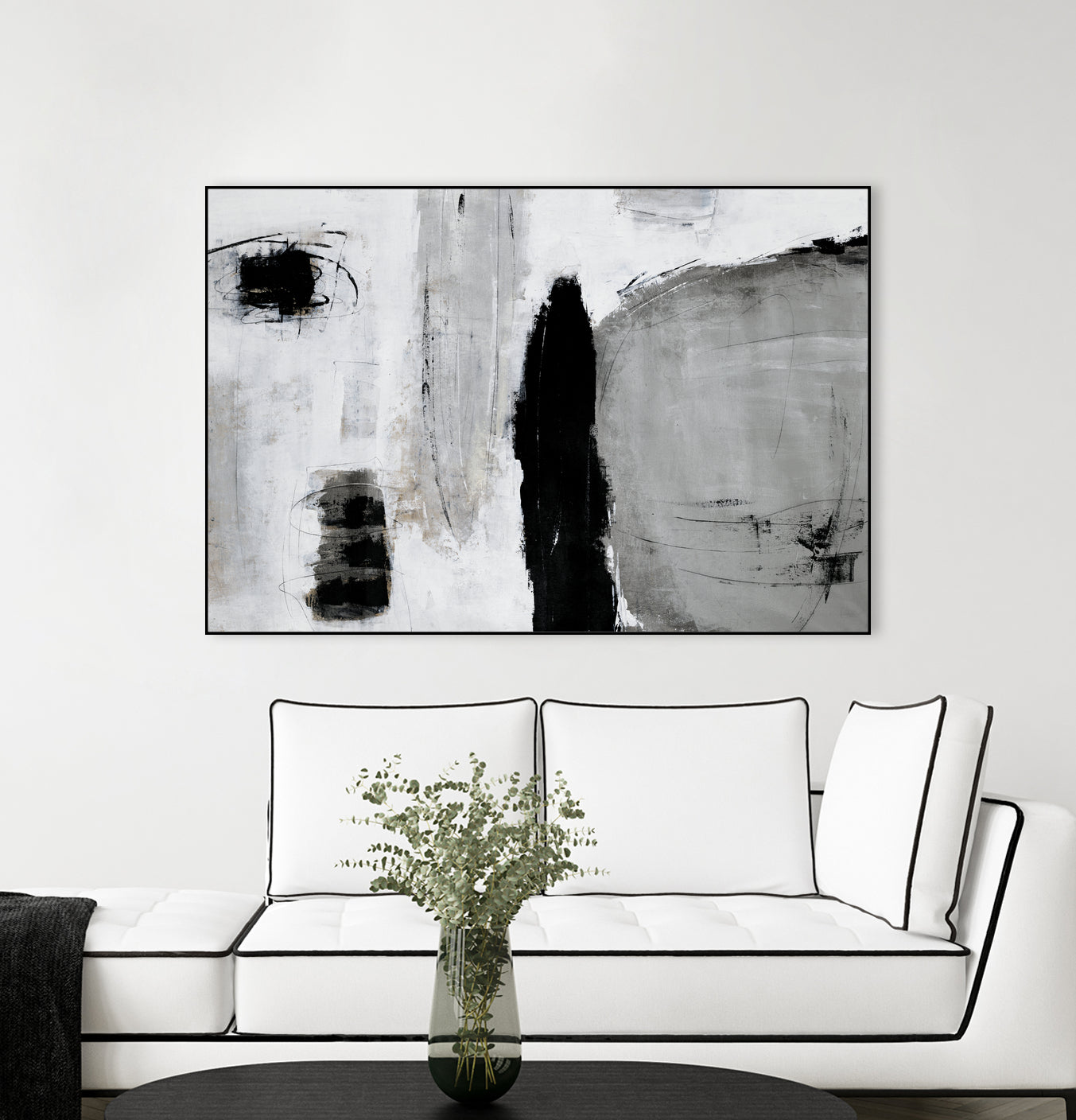 Unlevel by Daleno Art on GIANT ART - grey abstract