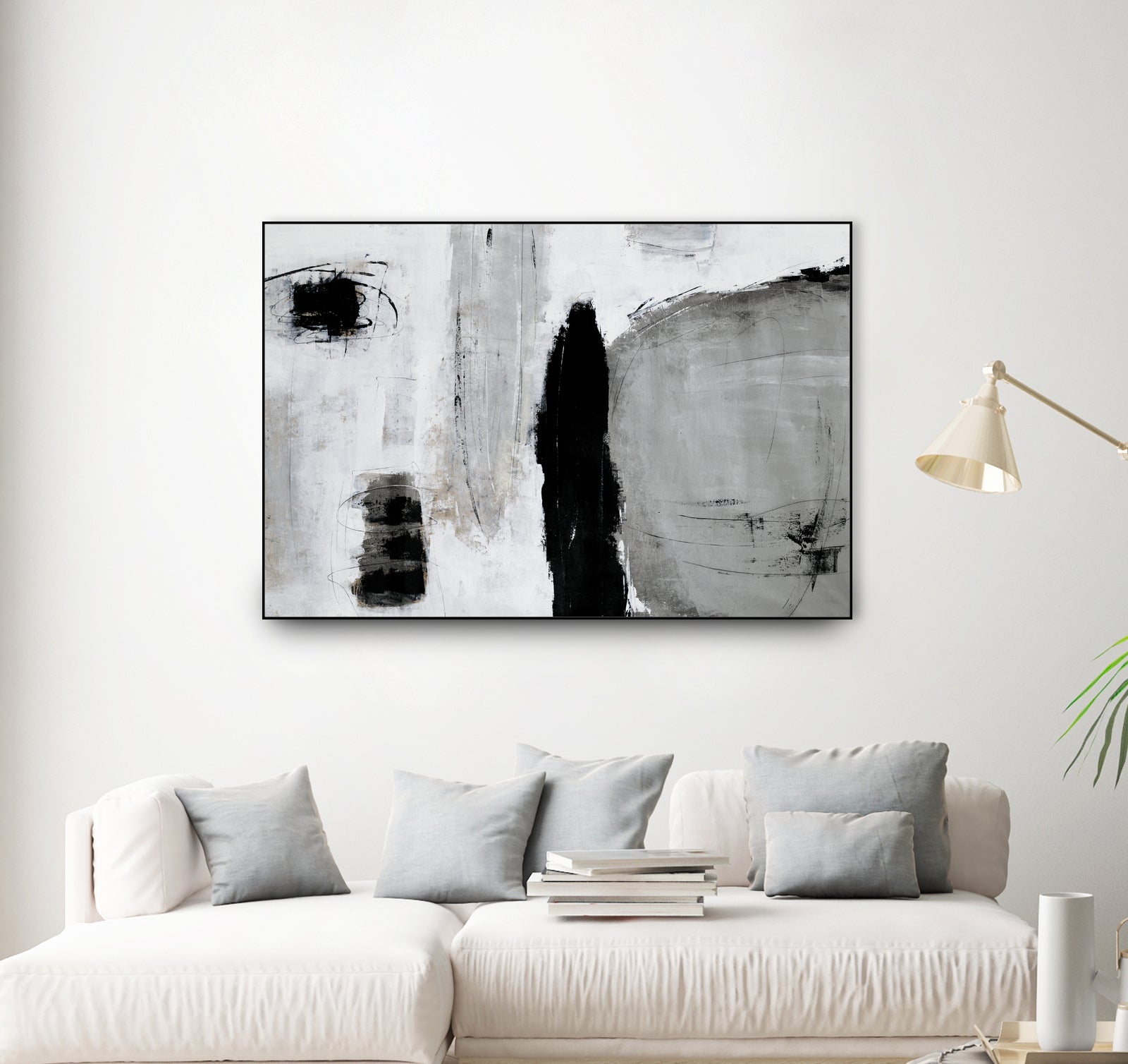 Unlevel by Daleno Art on GIANT ART - grey abstract