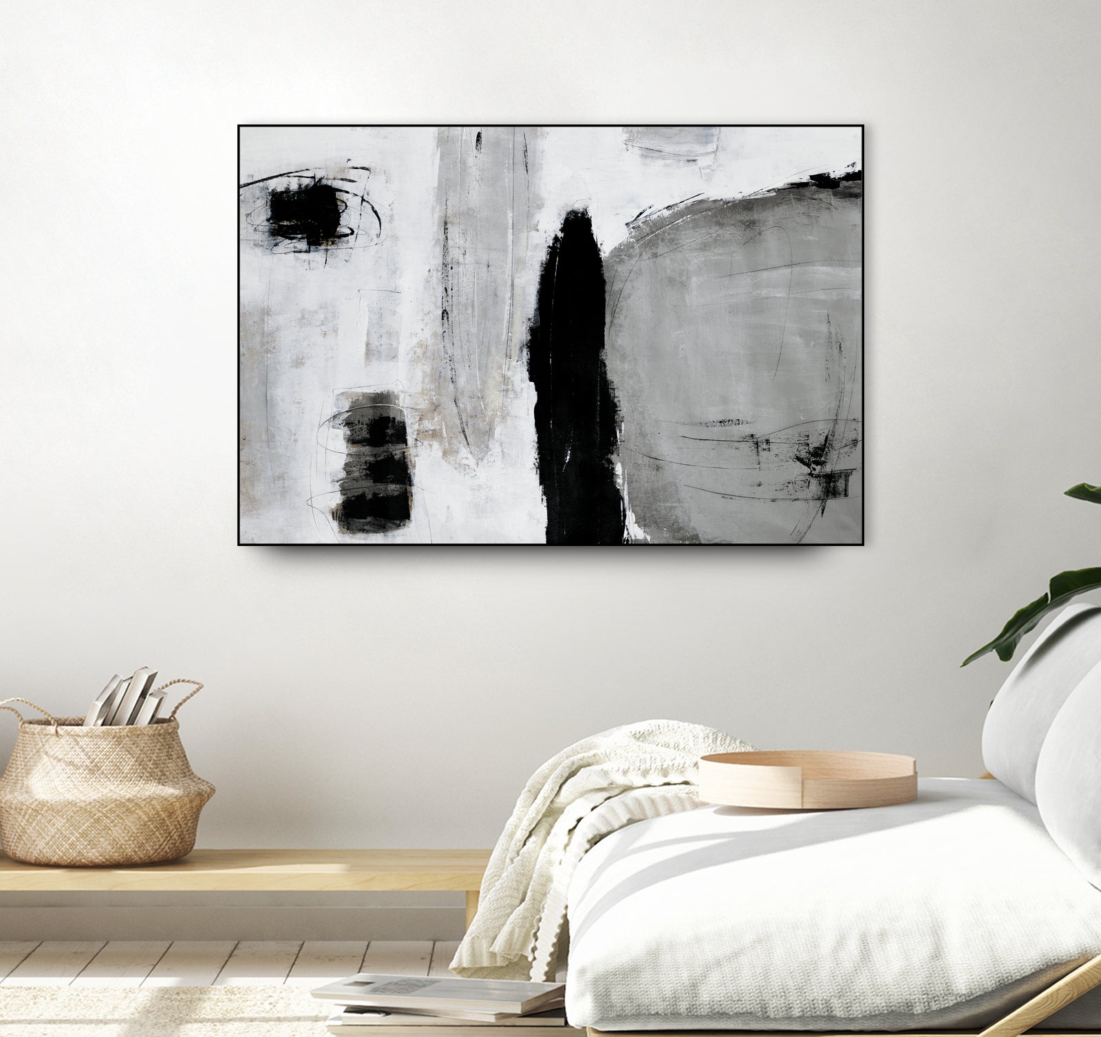 Unlevel by Daleno Art on GIANT ART - grey abstract