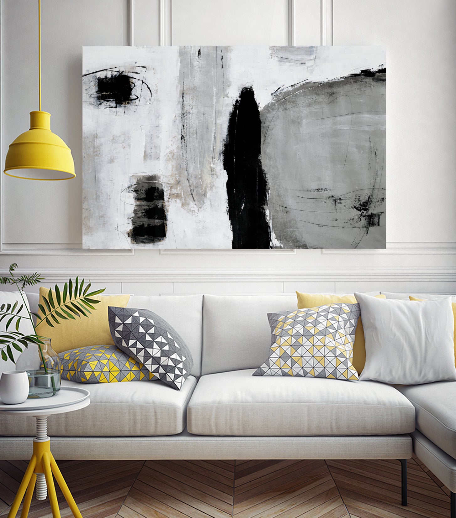 Unlevel by Daleno Art on GIANT ART - grey abstract