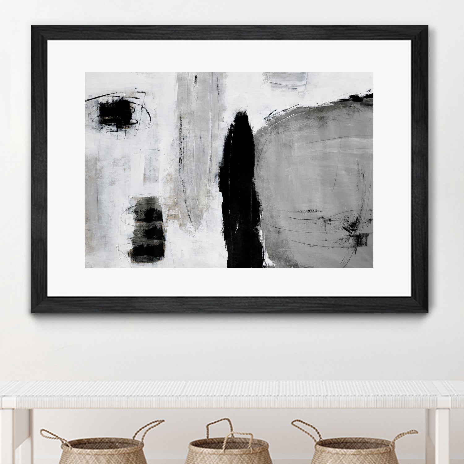 Unlevel by Daleno Art on GIANT ART - grey abstract