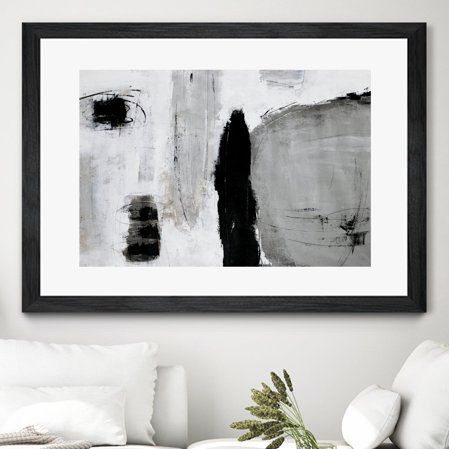 Unlevel by Daleno Art on GIANT ART - grey abstract