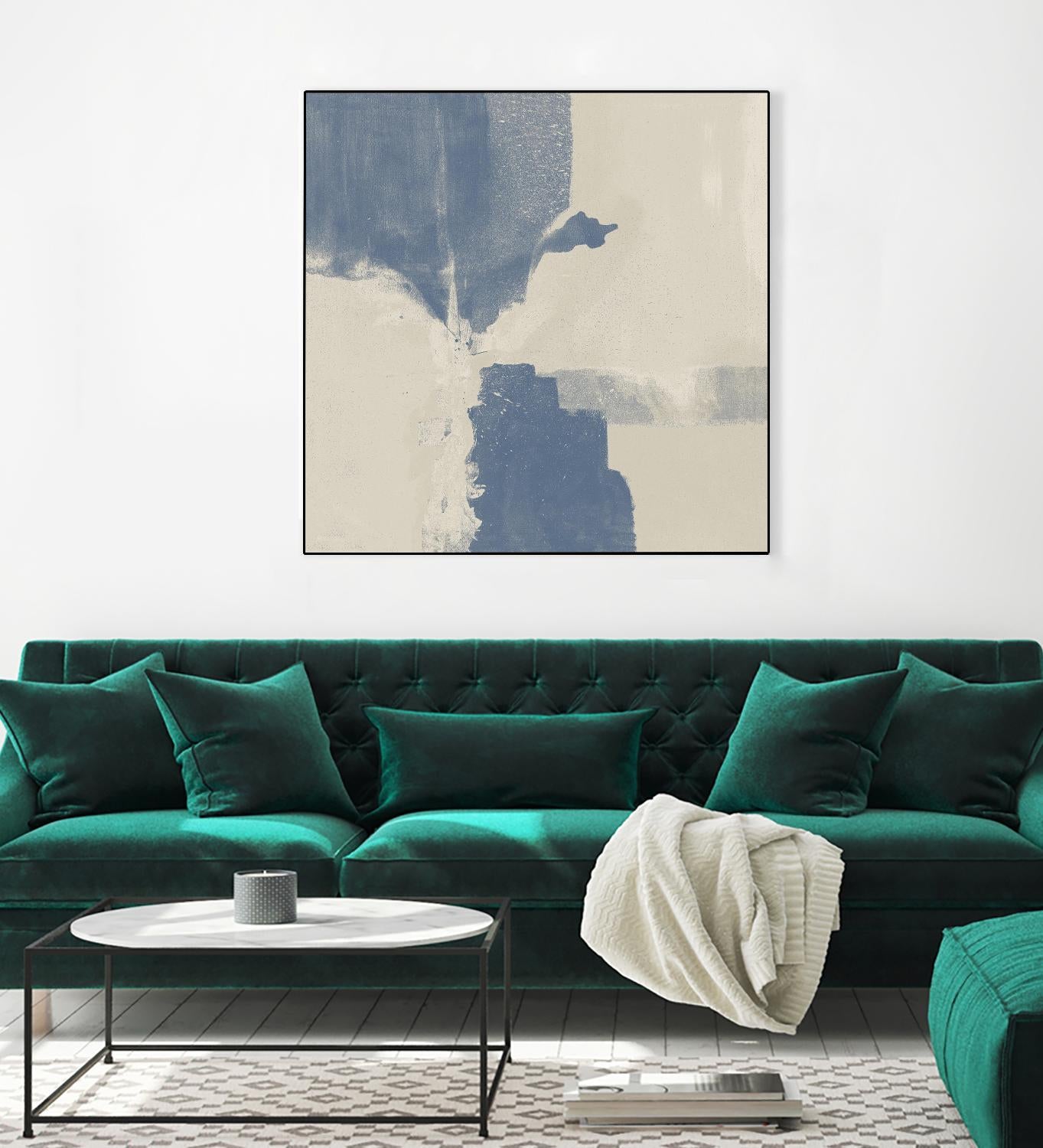 Cool Fury II by Daleno Art on GIANT ART - blue abstract abstrait