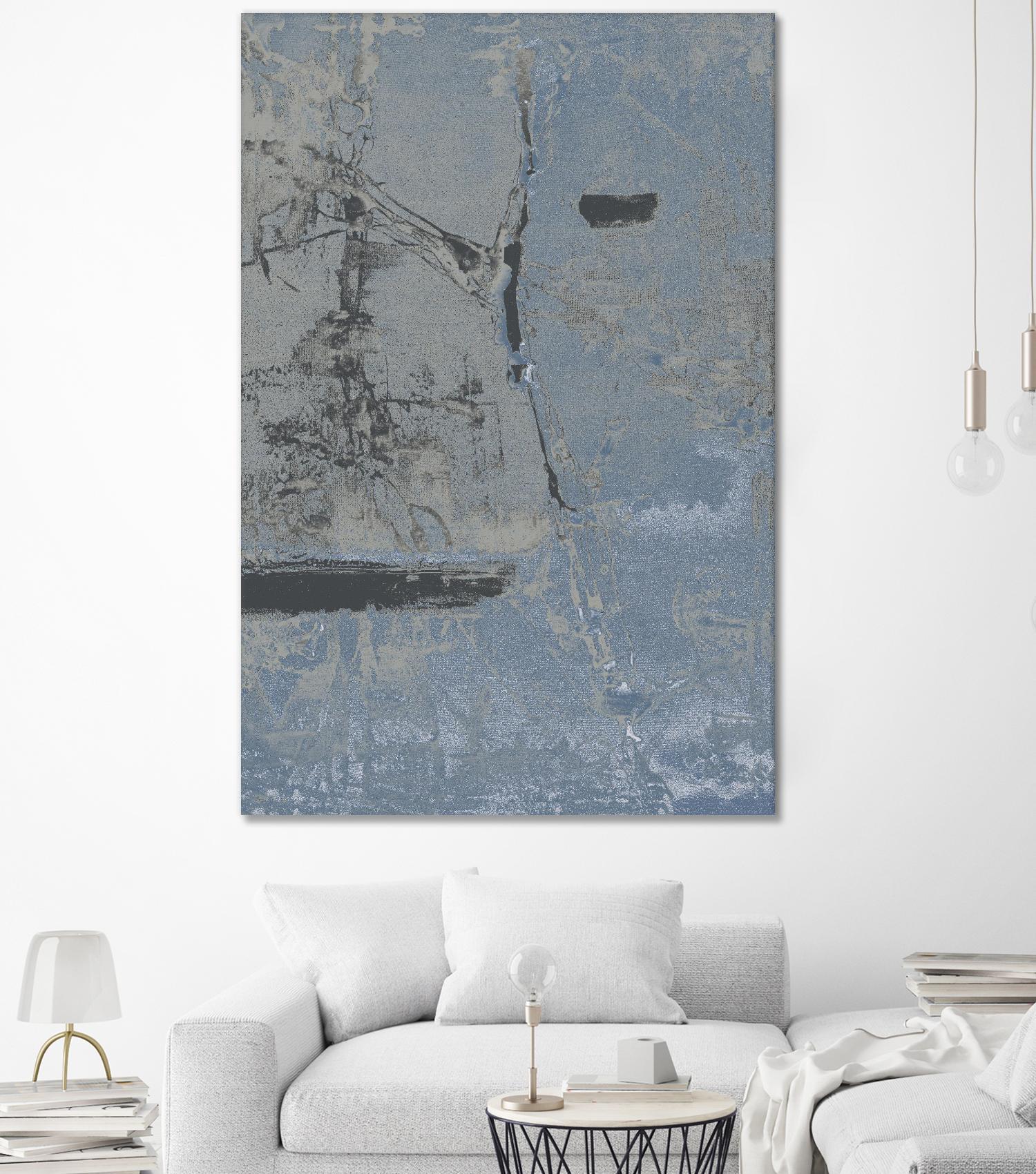 Hatchback II by Daleno Art on GIANT ART - blue abstract abstrait