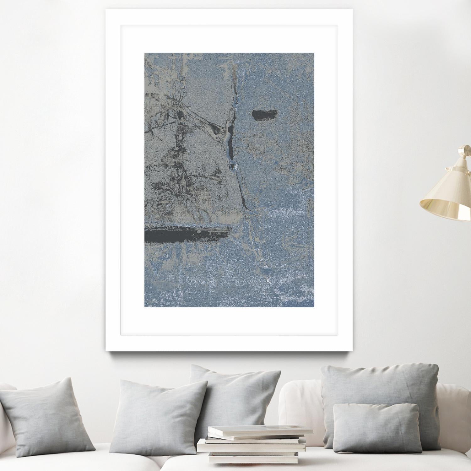 Hatchback II by Daleno Art on GIANT ART - blue abstract abstrait