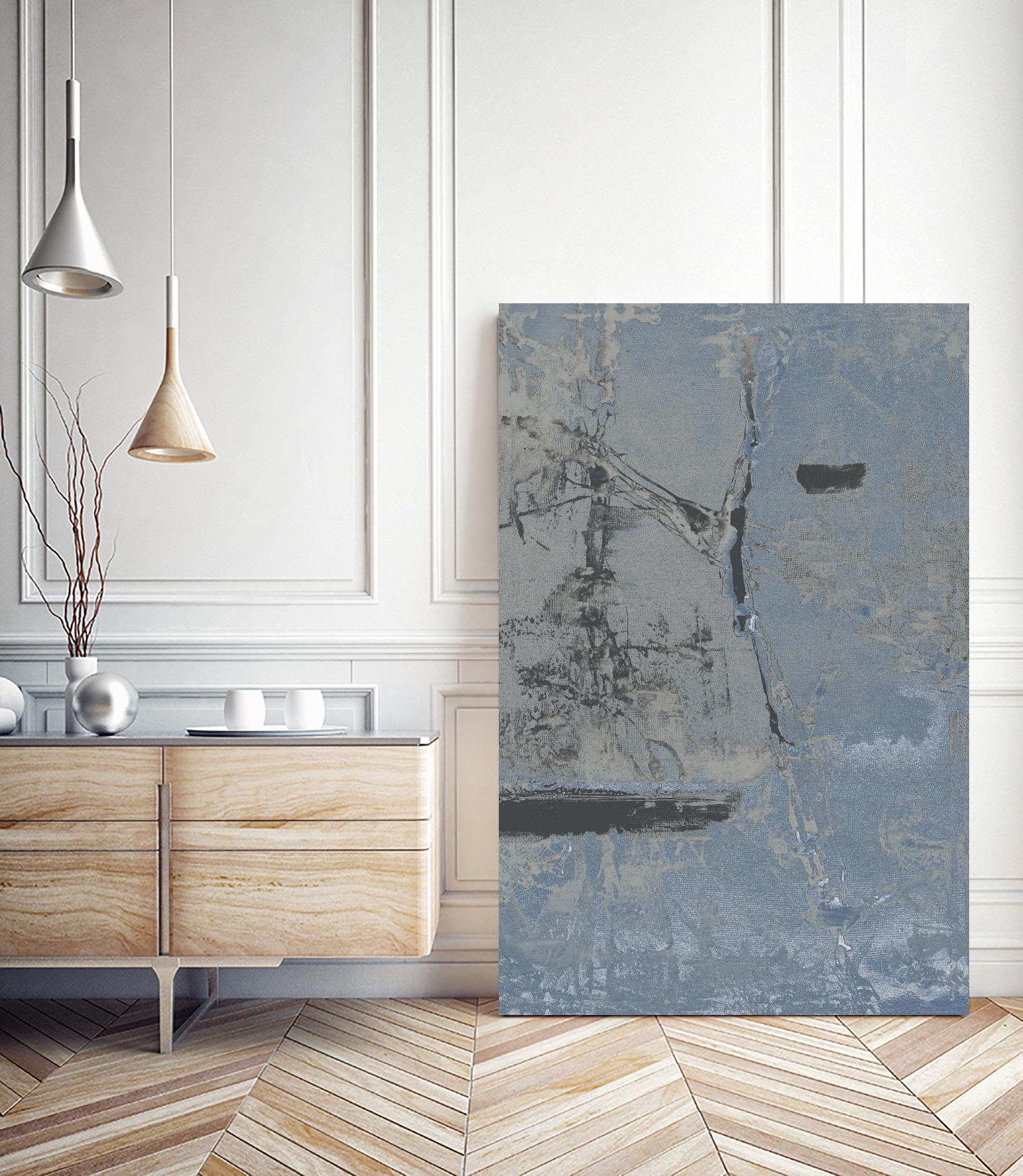 Hatchback II by Daleno Art on GIANT ART - blue abstract abstrait