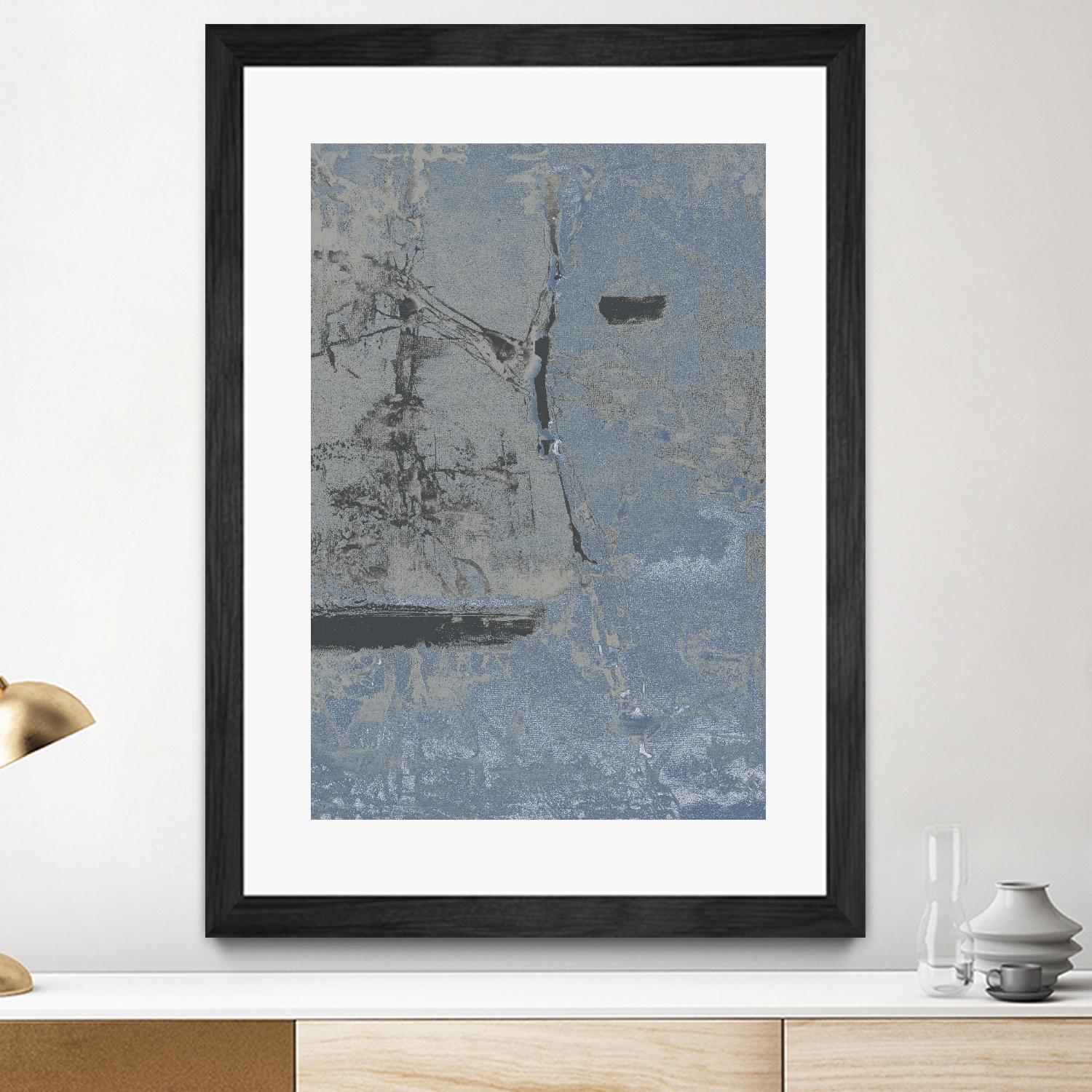 Hatchback II by Daleno Art on GIANT ART - blue abstract abstrait