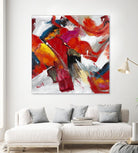 Stop to stare by Daleno Art on GIANT ART - red abstract abstrait